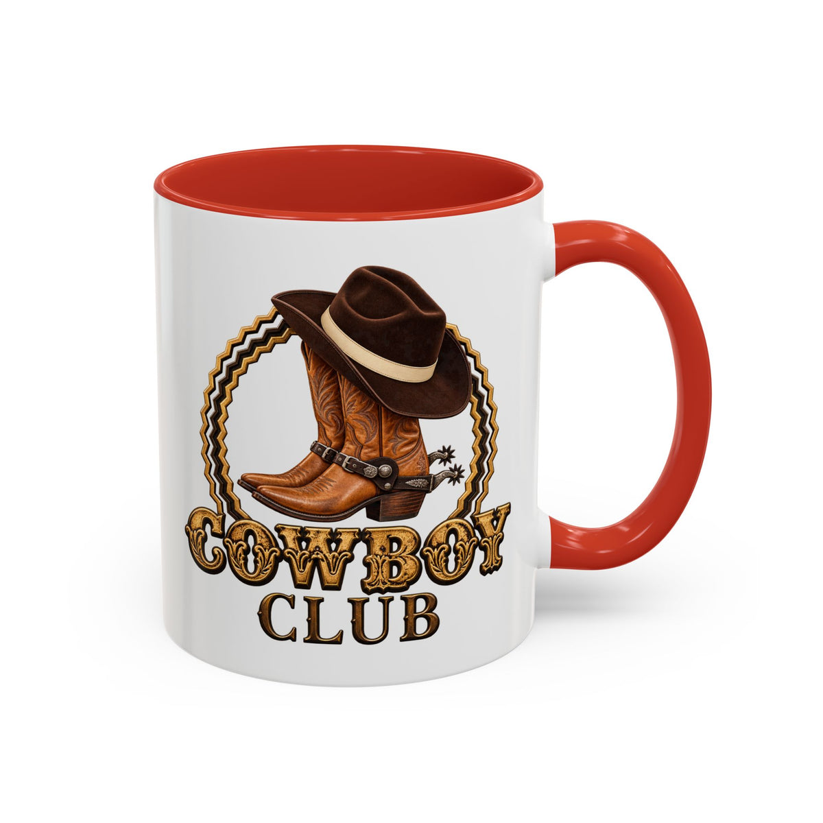 Accent Coffee Mug (11, 15oz) - Cowboys - Cowboy Club - Color - 3D Transparent