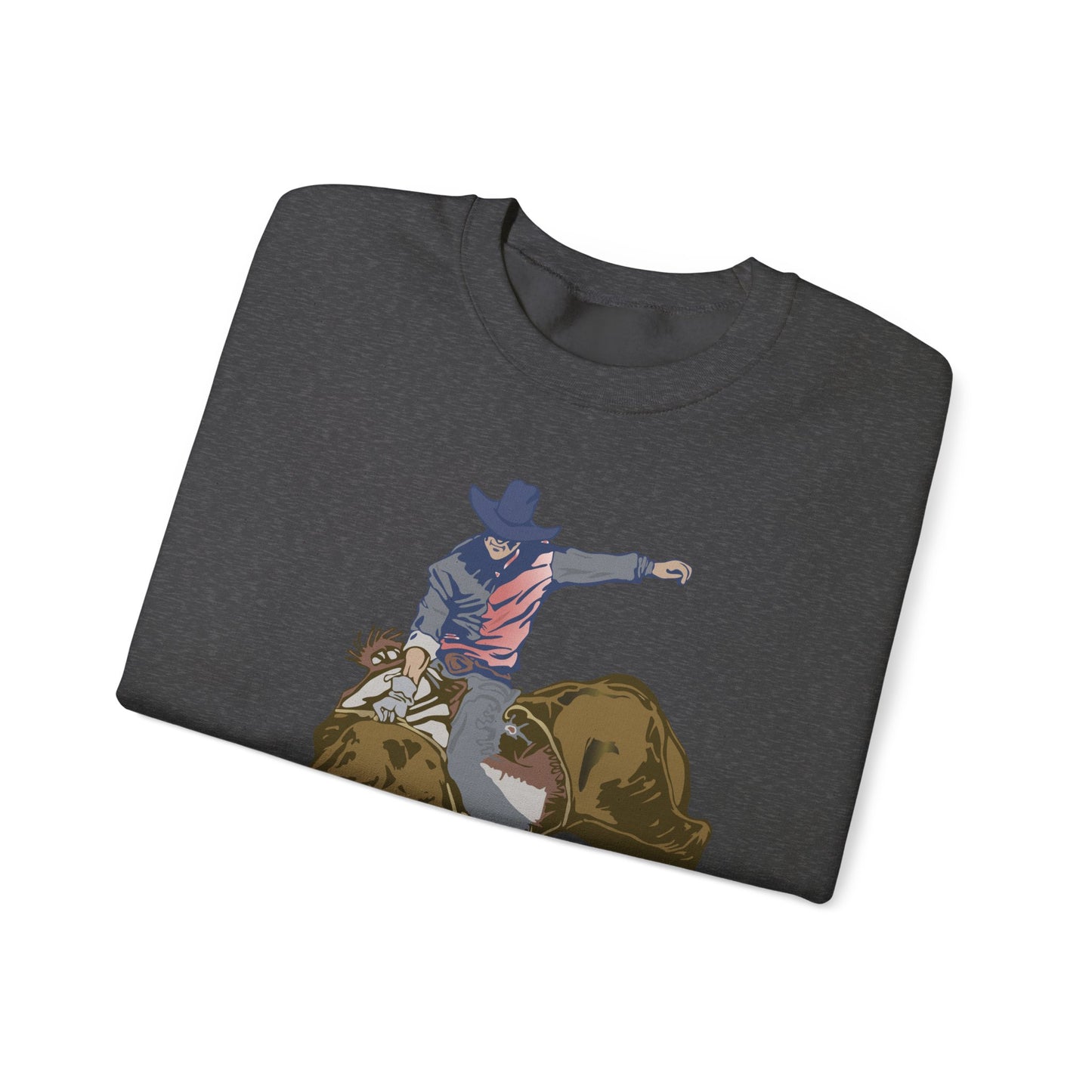 Crewneck Sweatshirt - Cowboy - Rodeo