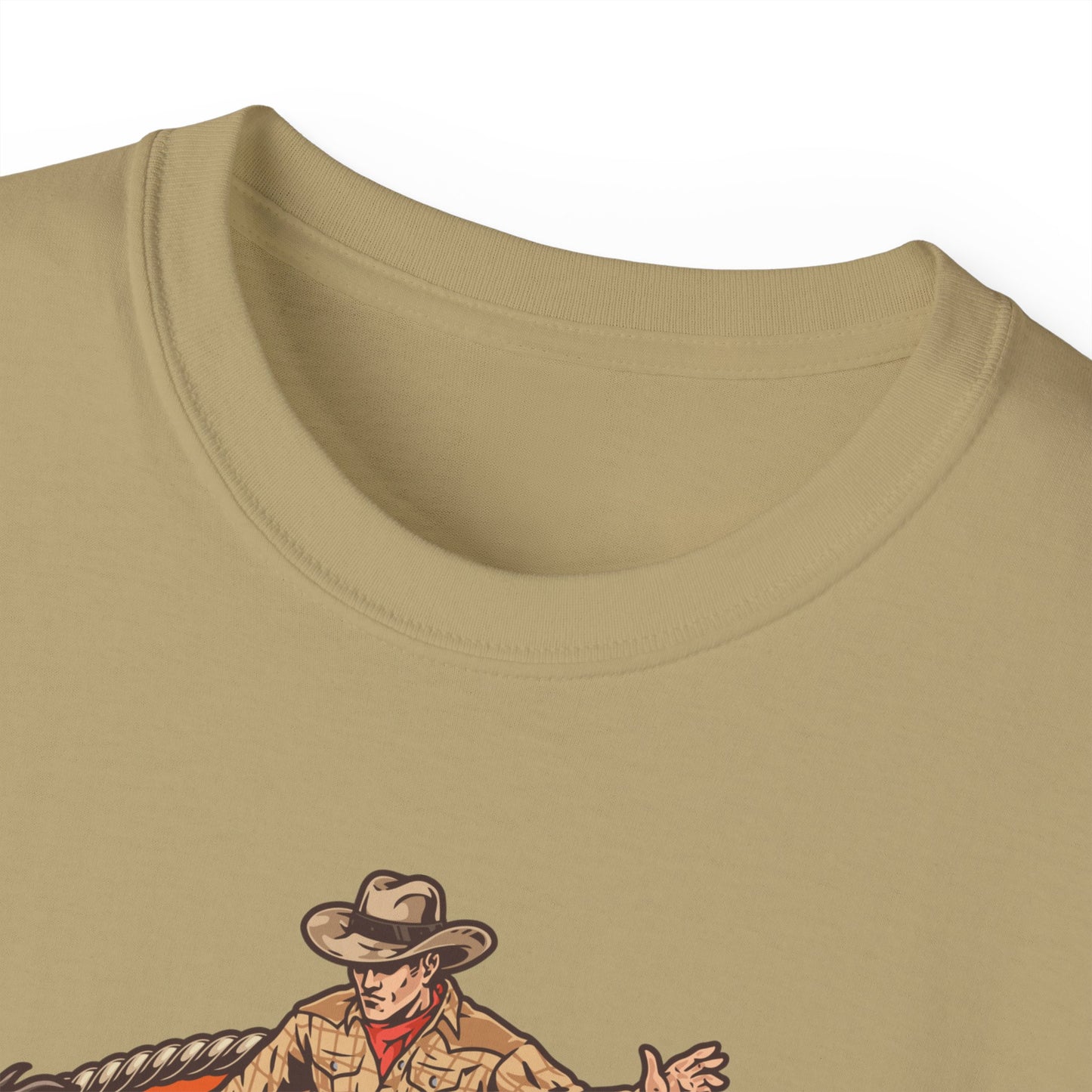 Western Rodeo Cowboy Tee - Fun Casual Shirt for Rodeo Fans, Gift for Country Lovers, Festival Outfit, Everyday Wear, Rodeo Apparel - Rodeo Cowboy - Texas