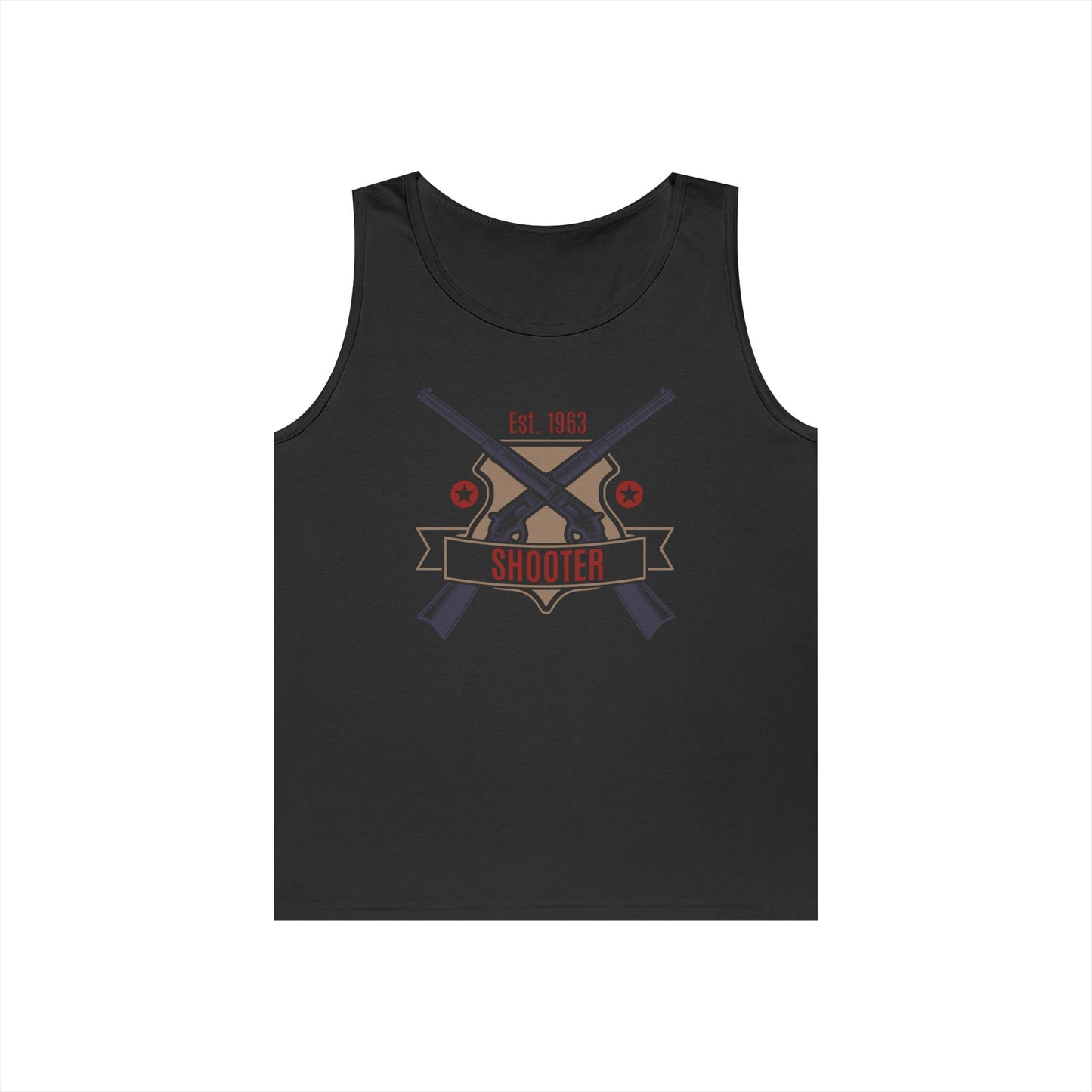 Unisex Heavy Cotton Tank Top - Shooter - Revolver