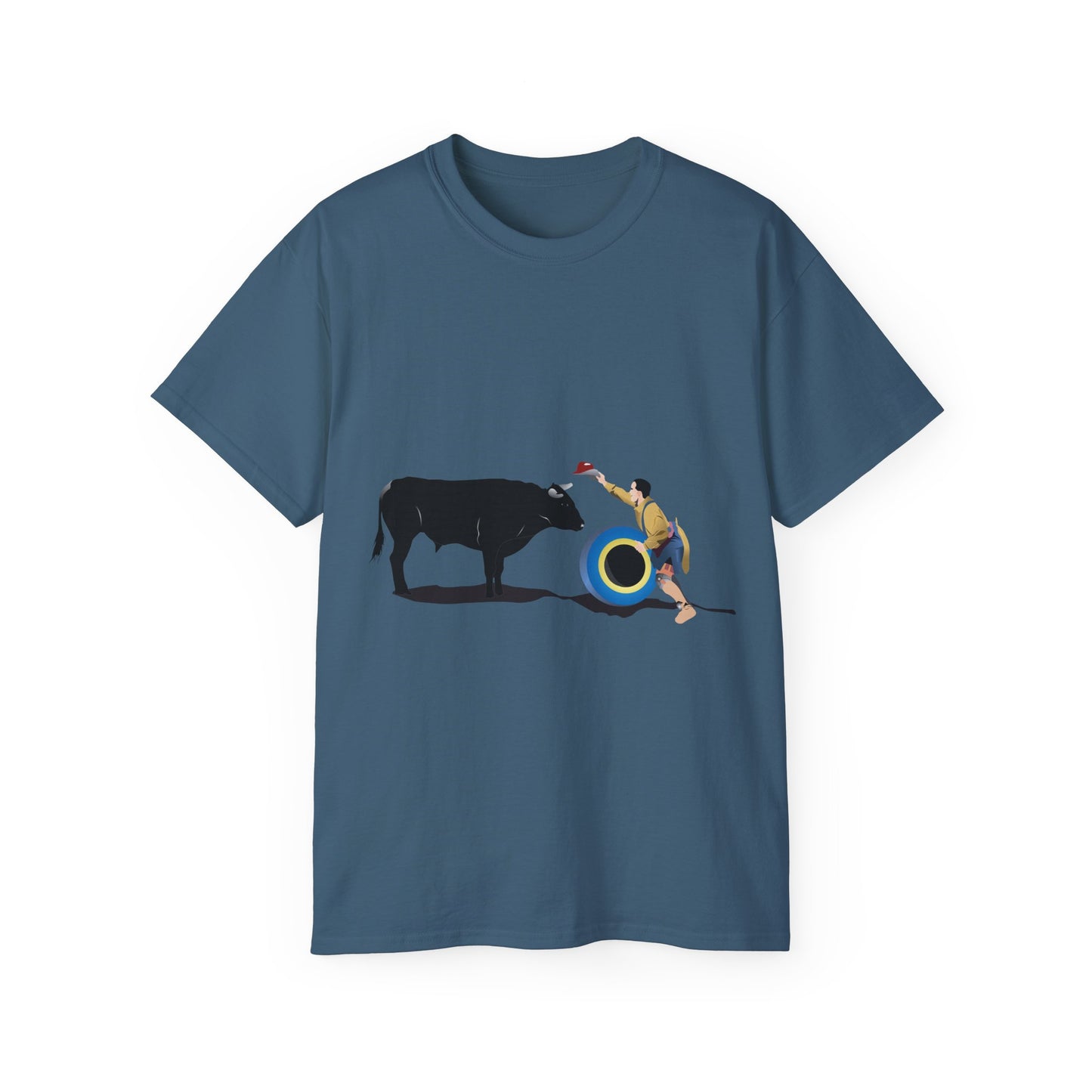 Unisex Ultra Cotton Tee - Clown and Bull