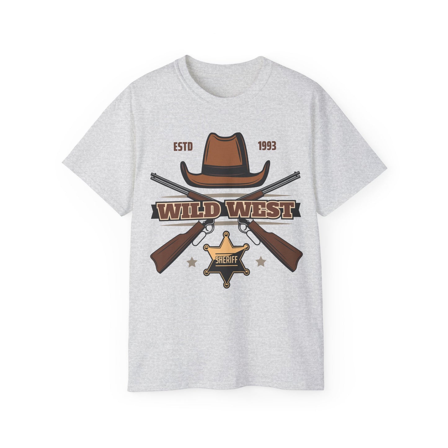 Unisex Ultra Cotton Tee - Wild West - Sheriff
