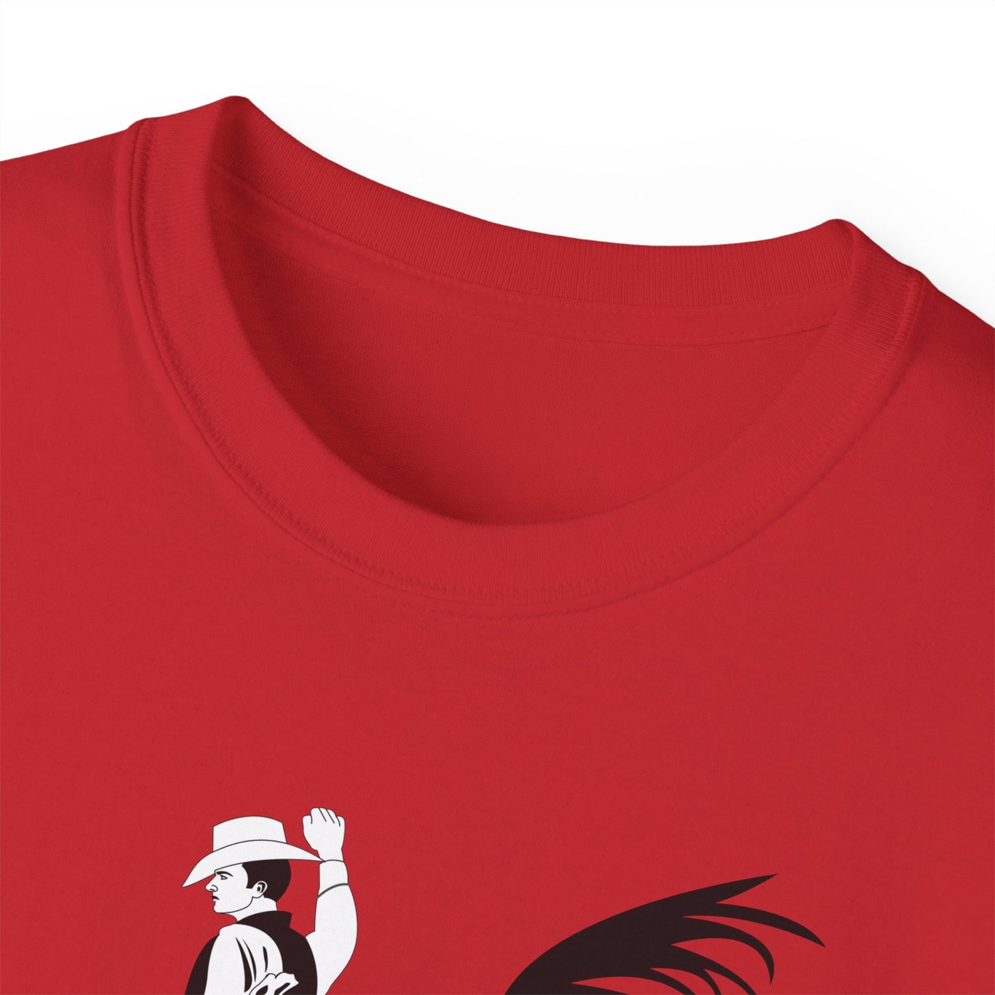 Unisex Ultra Cotton Tee - Cowboy - Bronco Buster - BW