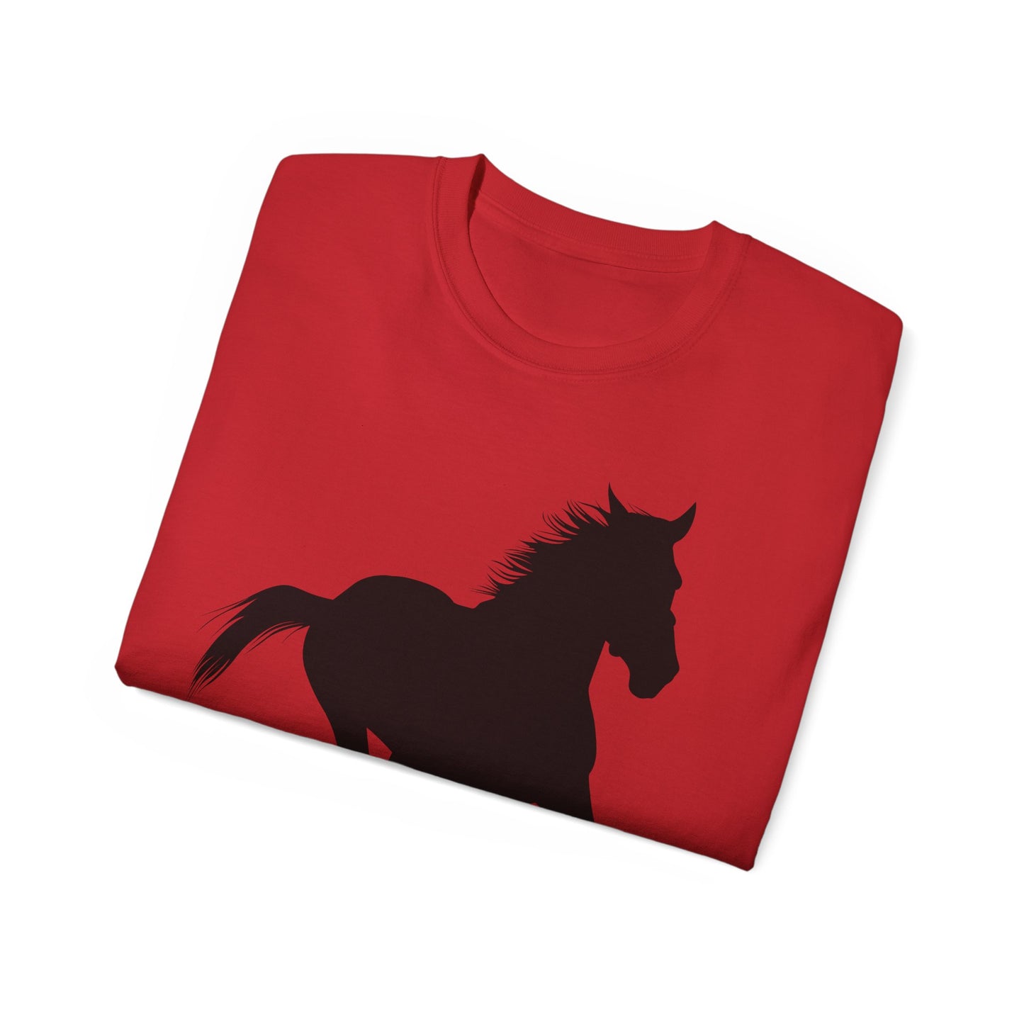 Unisex Ultra Cotton Tee - Wild Horse - Running Leaning Left X 300