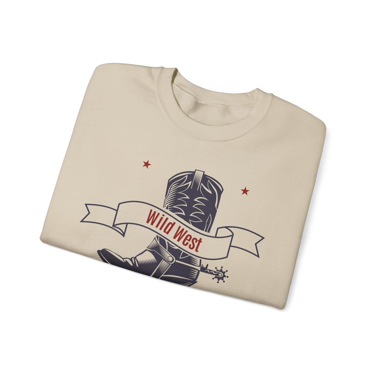 Crewneck Sweatshirt - Cowboy - Wild West