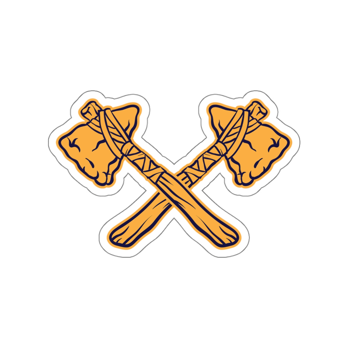 Die-cut stickers - Crossed Tomahawks