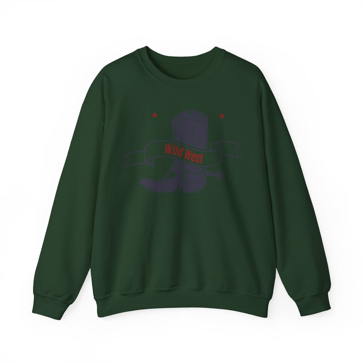 Crewneck Sweatshirt - Cowboy - Wild West