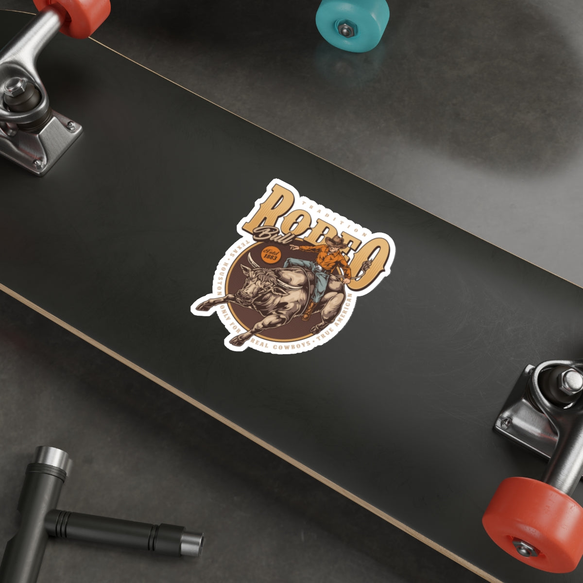 Die-cut stickers - Tradition Rodeo Bull - Real Cowboys