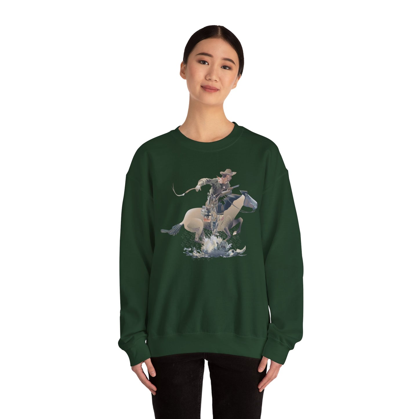 Crewneck Sweatshirt - COWBOY