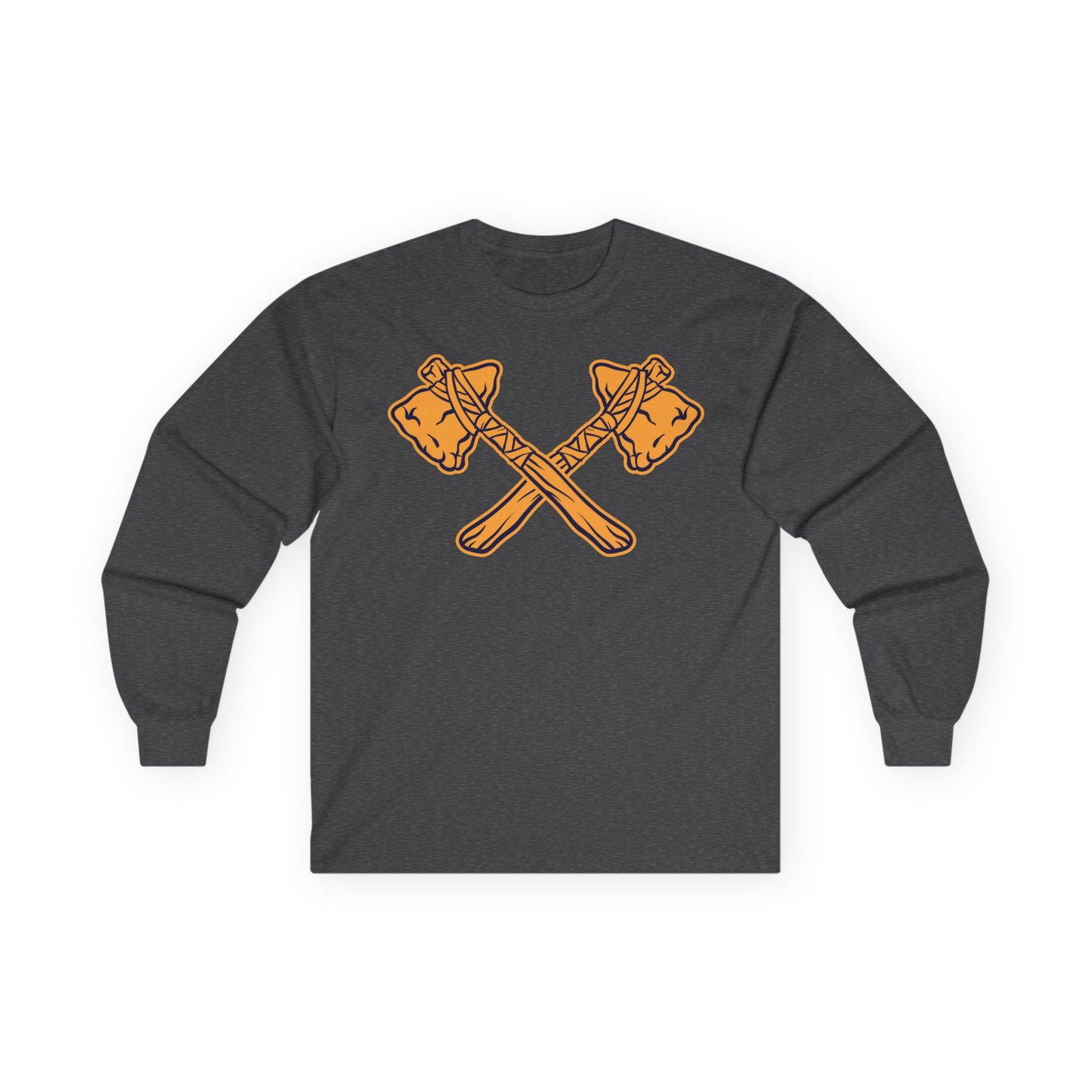 Unisex Ultra Cotton Long Sleeve Tee - Crossed Tomahawks