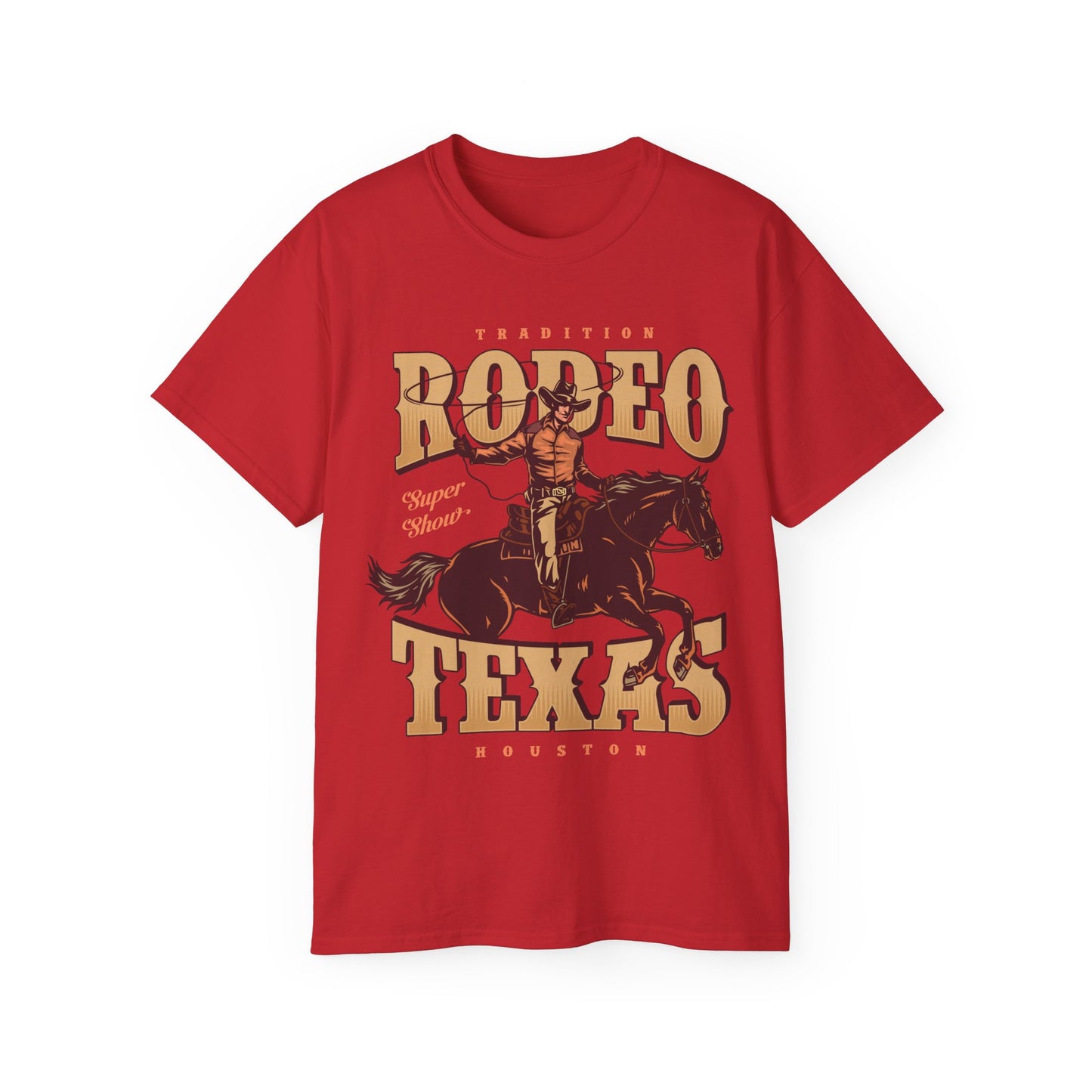 Unisex Ultra Cotton Tee - Tradition Rodeo Super Show - Houston, Texas