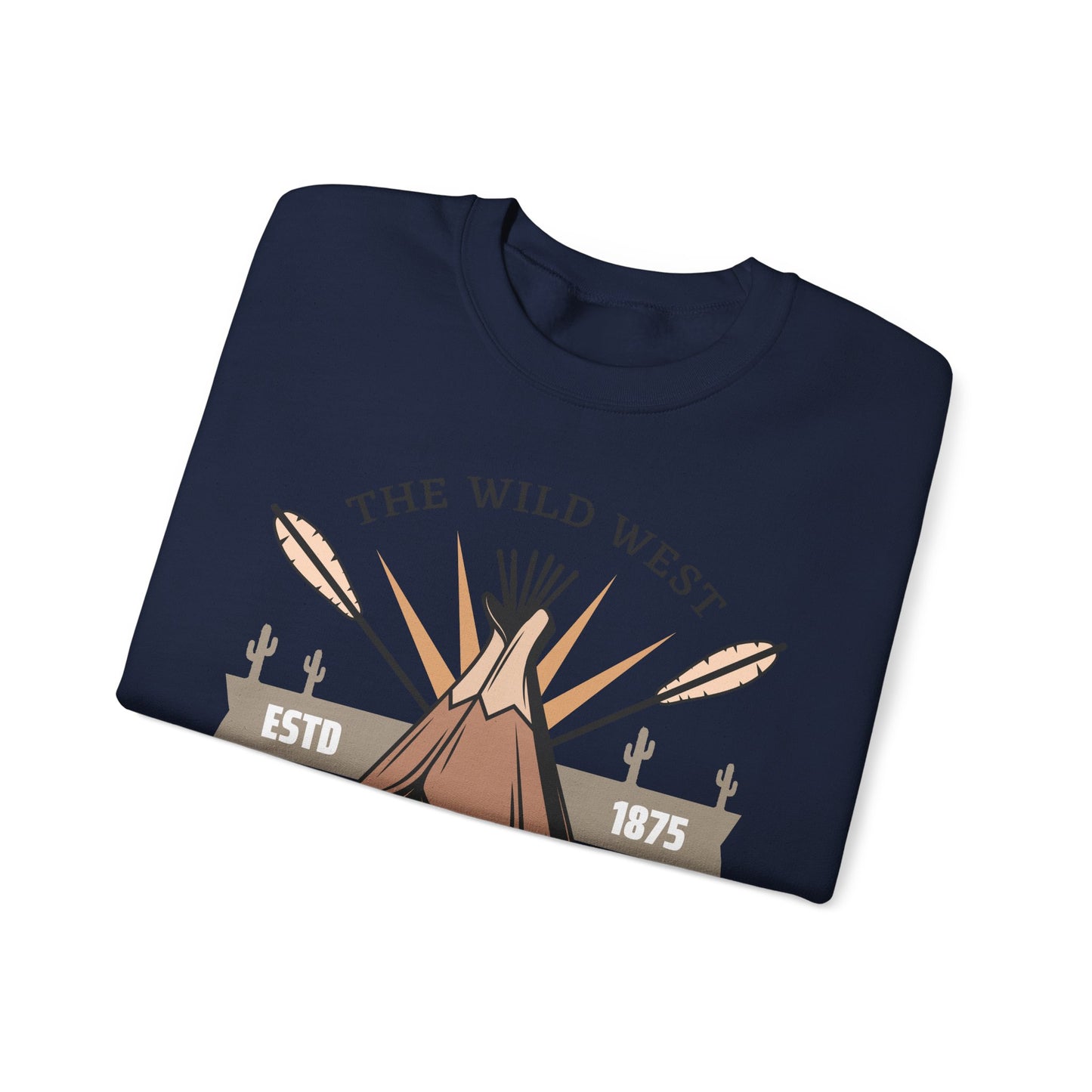 Crewneck Sweatshirt - The Wild West - Native American
