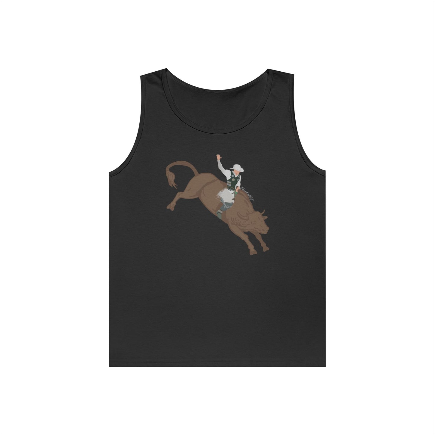 Unisex Heavy Cotton Tank Top - Cowboy - V2