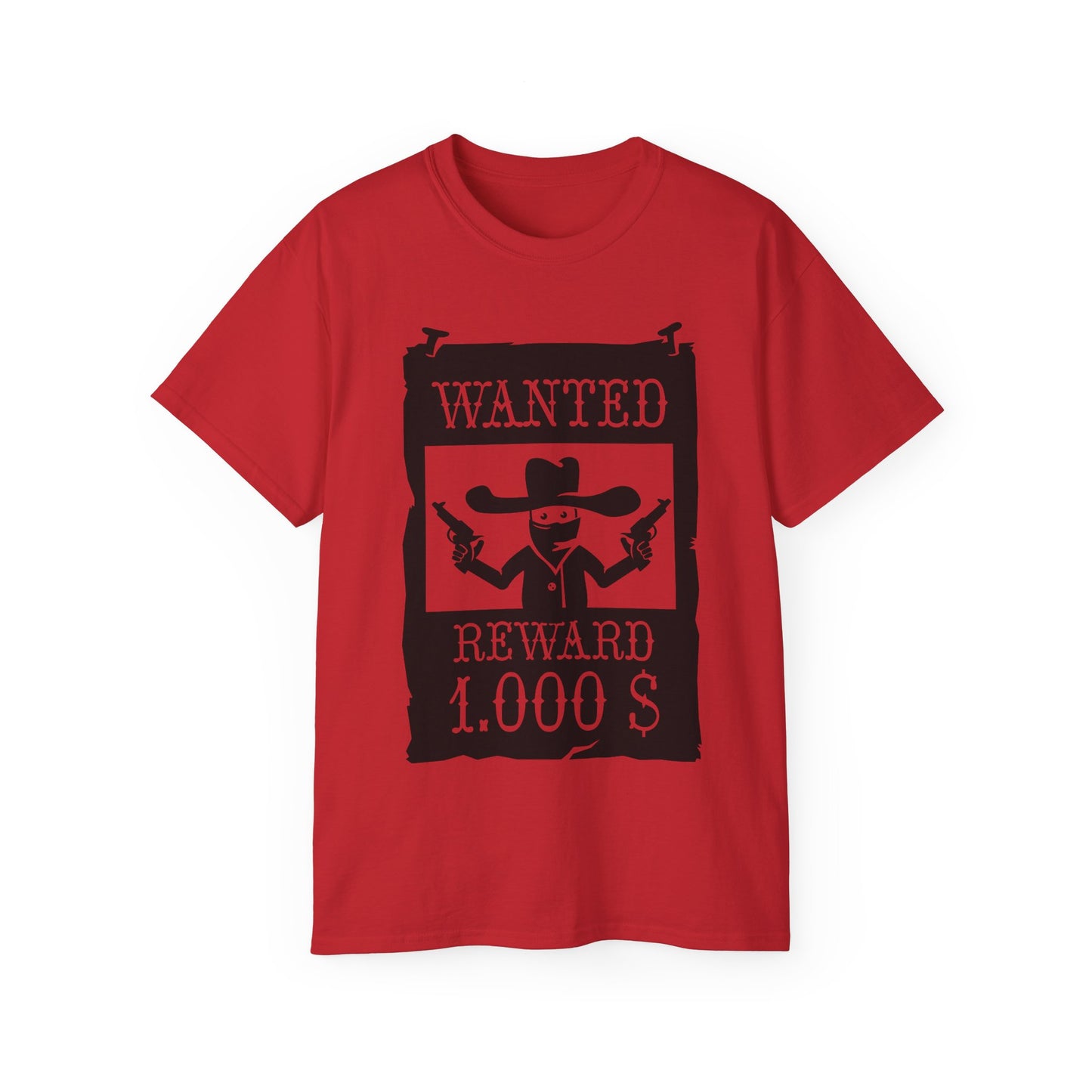 Unisex Ultra Cotton Tee - Wanted Poster X 300