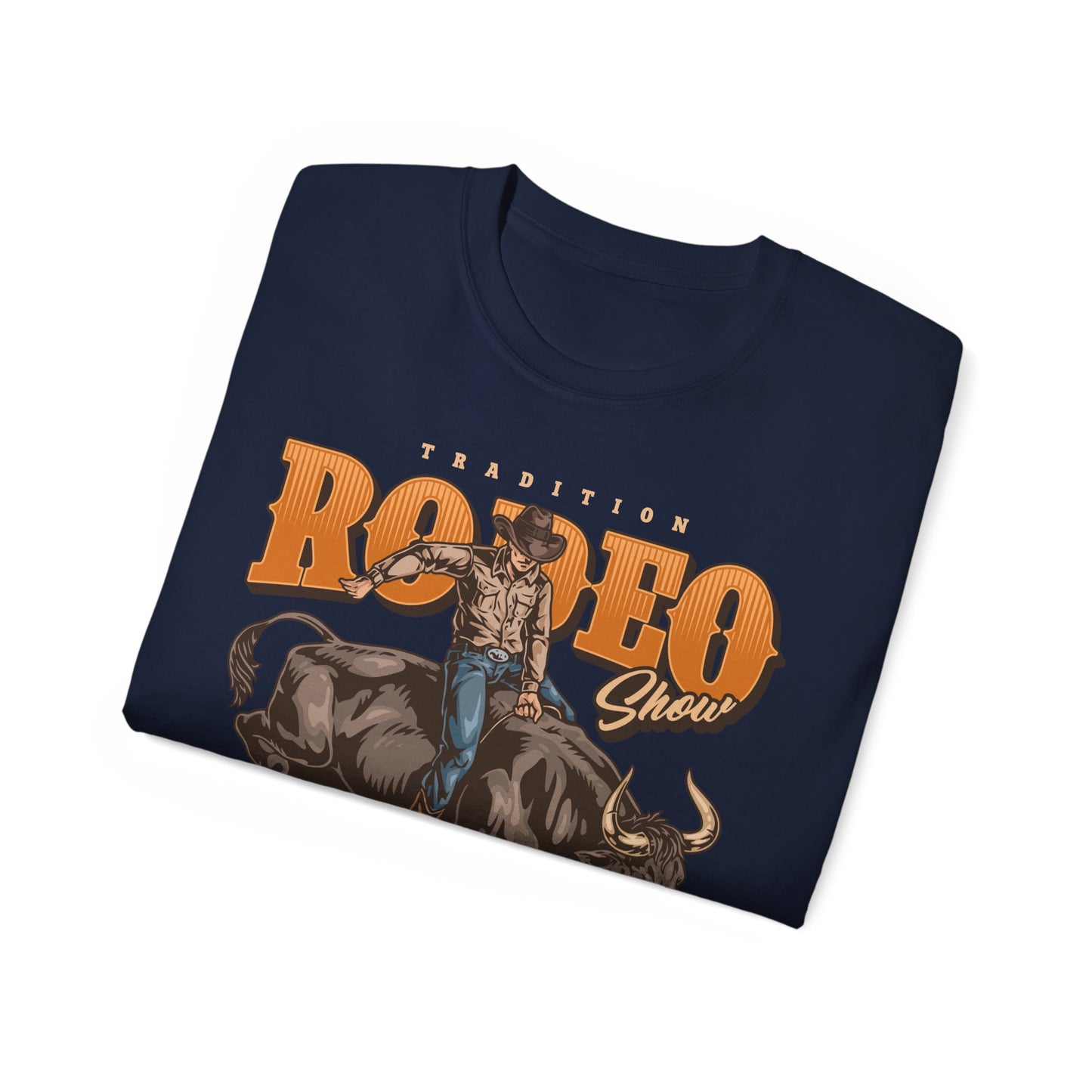 Unisex Ultra Cotton Tee - Tradition Rodeo Show - Bull Riding Events