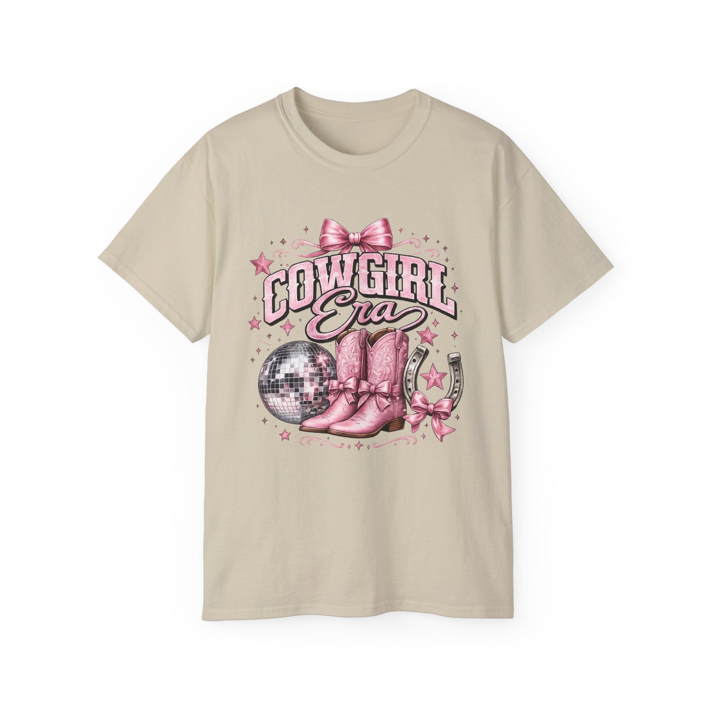 T-Shirt - Cowgirl glam with pink sparkle