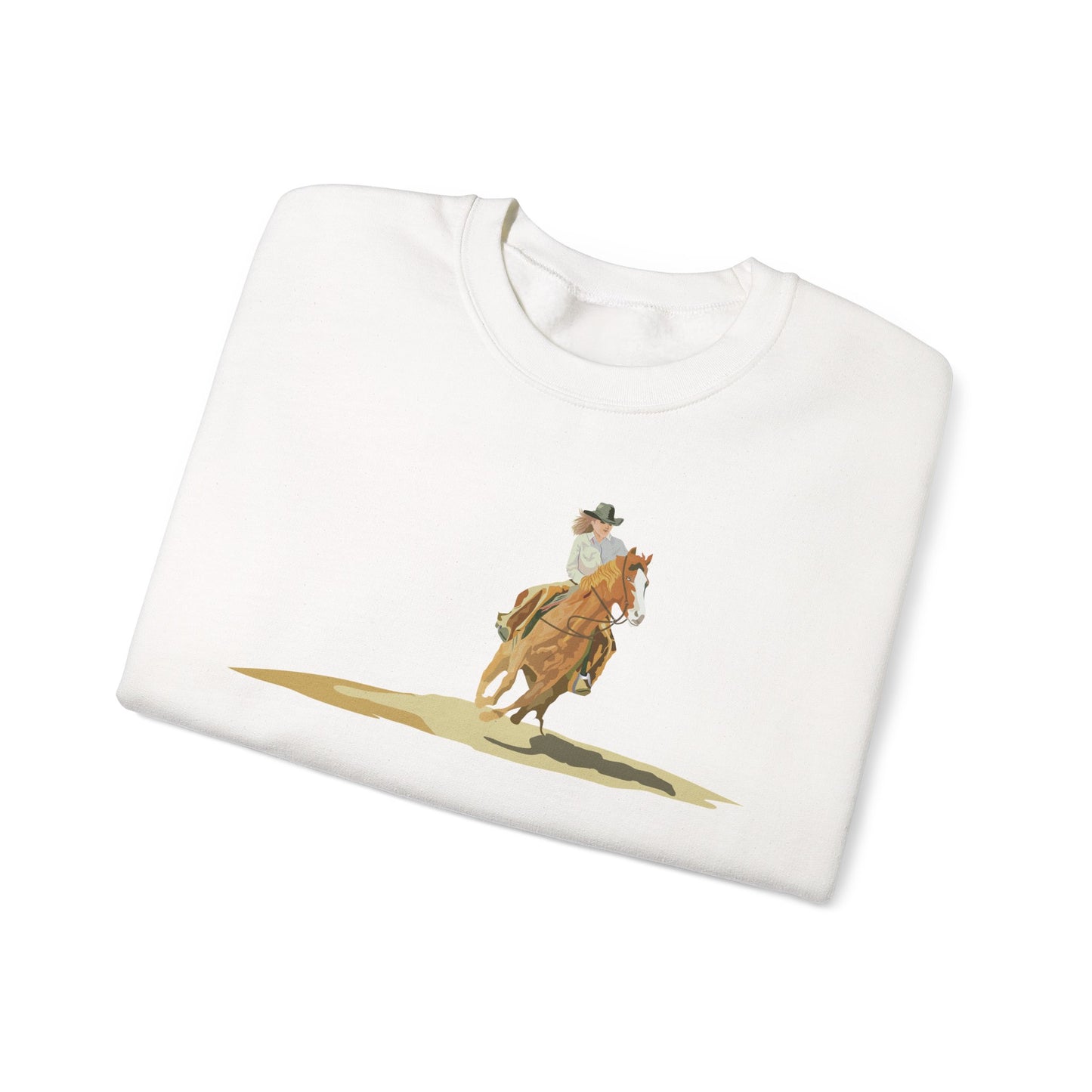Crewneck Sweatshirt - Rodeo - Cow Girl
