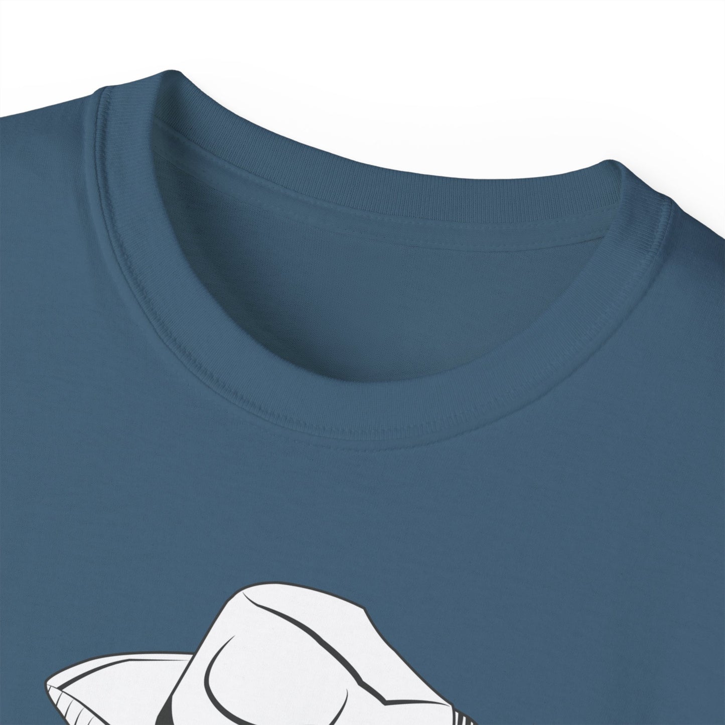 Unisex Ultra Cotton Tee - Vintage Cowboy w Rifles and Hat