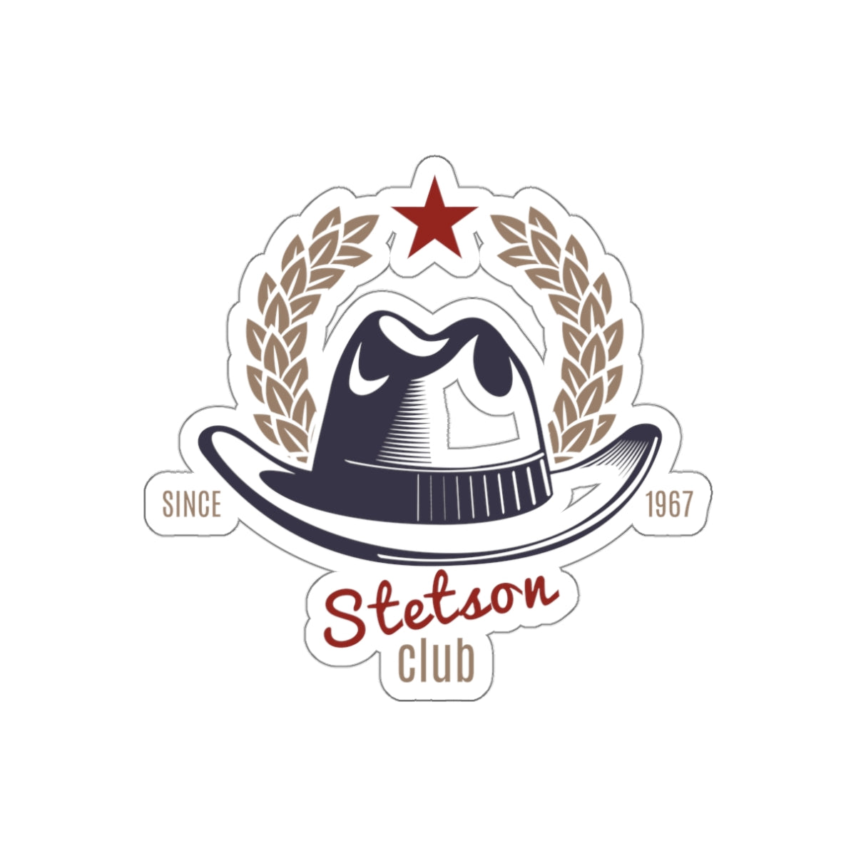 Die-cut stickers - Stetson Club