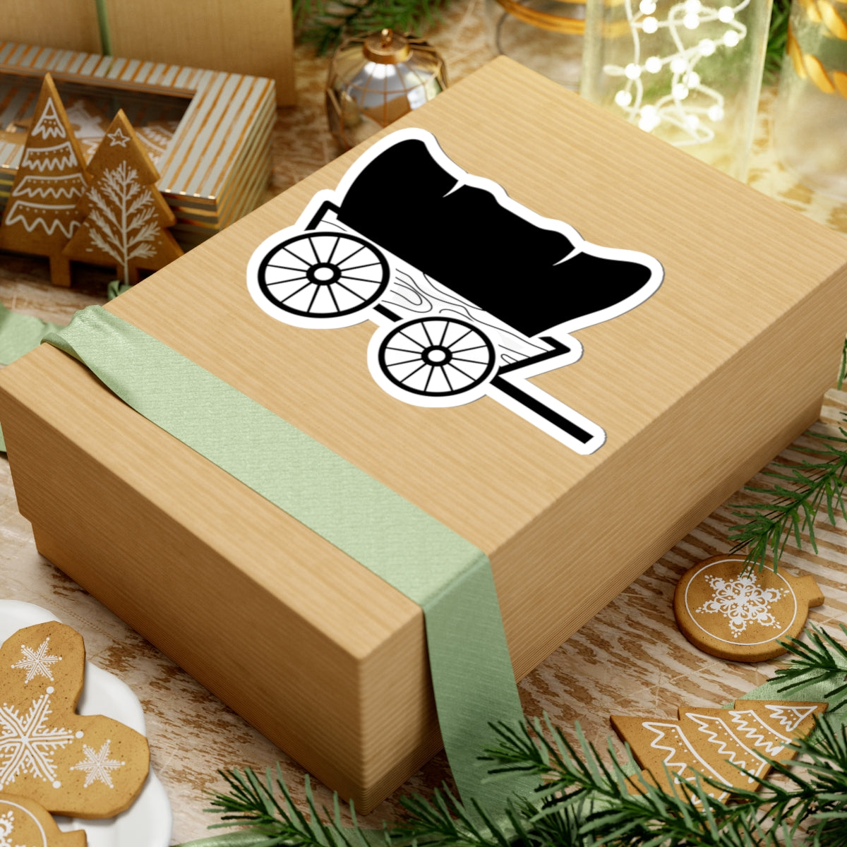 Kiss-Cut Stickers - Covered Wagon X 300