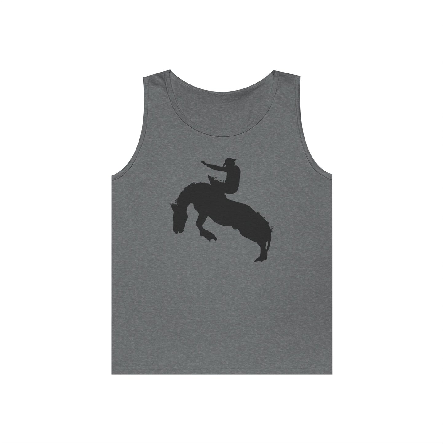 Unisex Heavy Cotton Tank Top - Augusta - Rodeo - Silhouette
