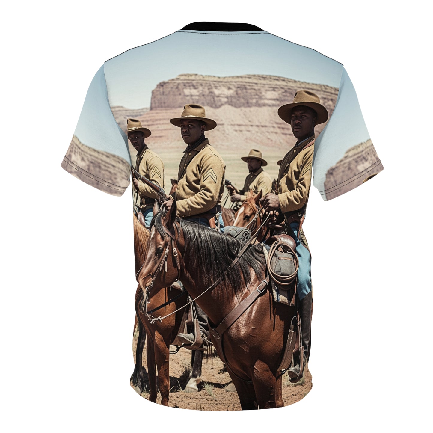 All Over Print Tee - 9th Cavalry Regiment 'Buffalo Soldiers' Scouting Mission