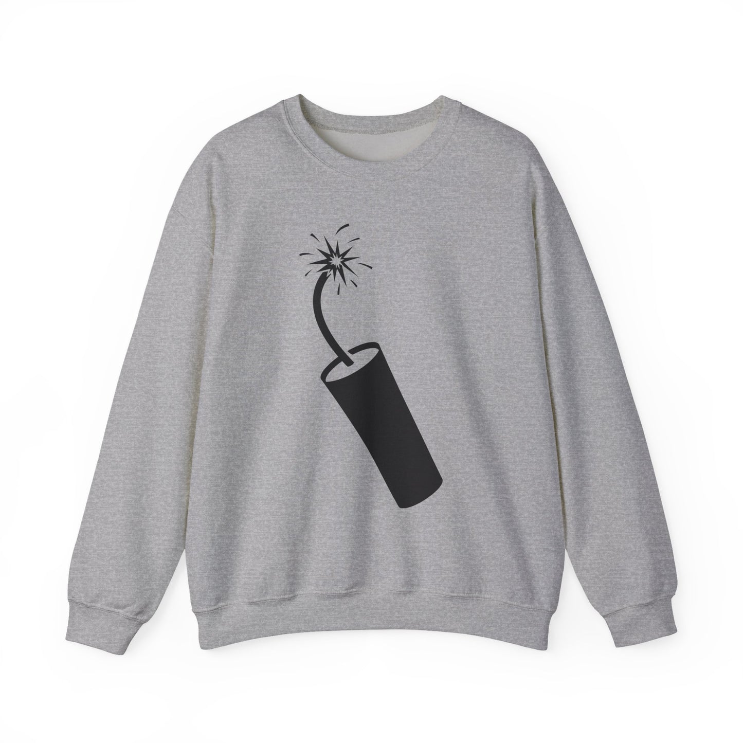 Crewneck Sweatshirt - Dynamite Stick w Burng Fuse X 300