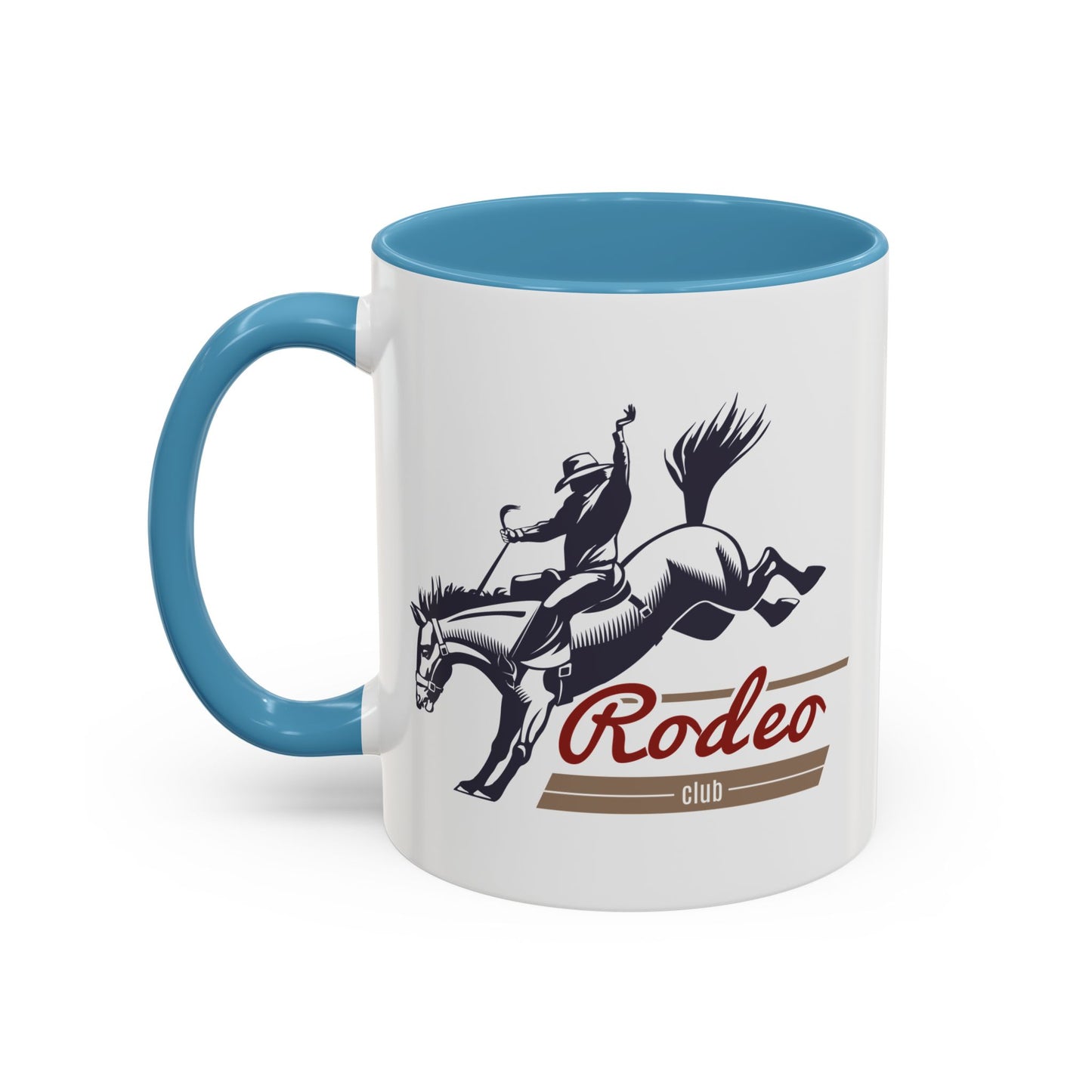 Accent Coffee Mug (11, 15oz) - Western Cowboy - Rodeo Club