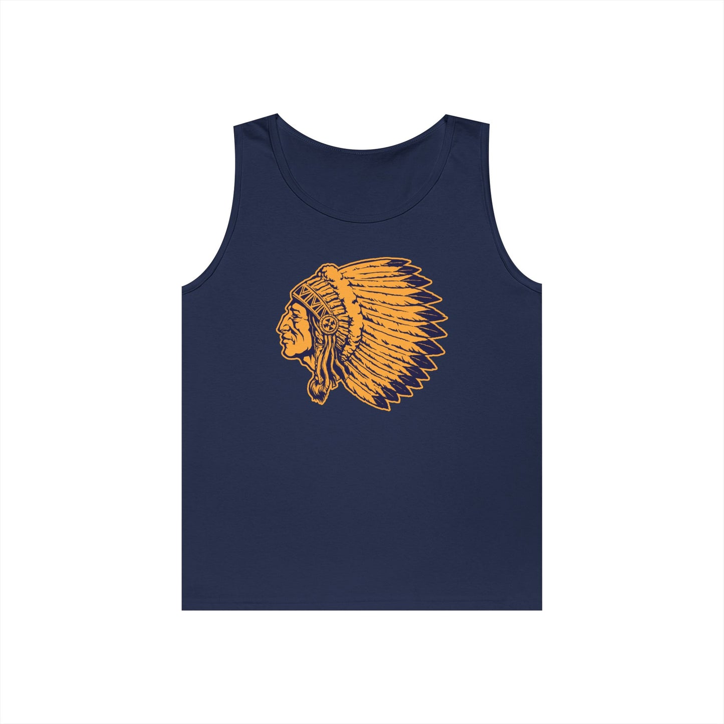 Unisex Heavy Cotton Tank Top - Indian Chief
