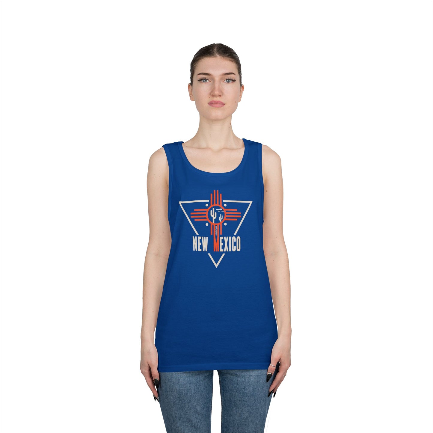 Unisex Heavy Cotton Tank Top - New Mexico