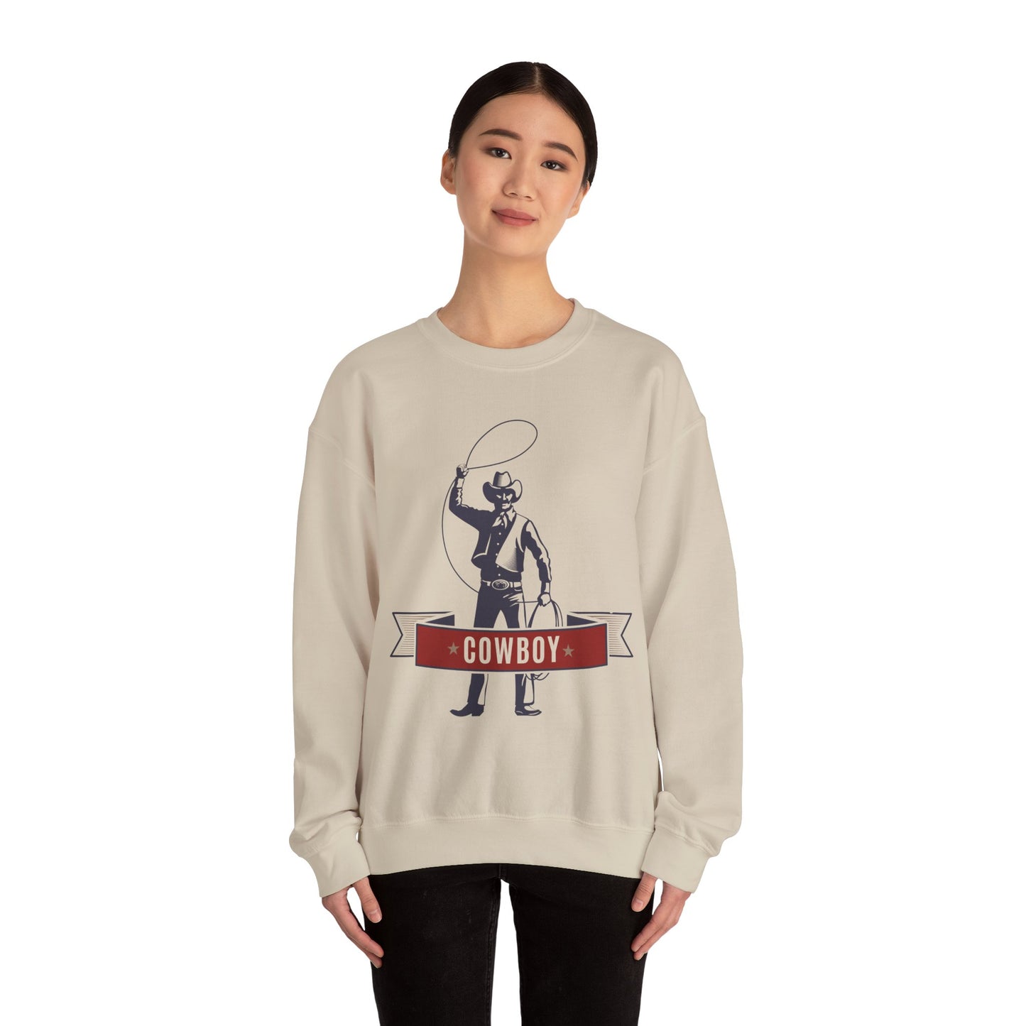 Crewneck Sweatshirt - Cowboy - The Wild West
