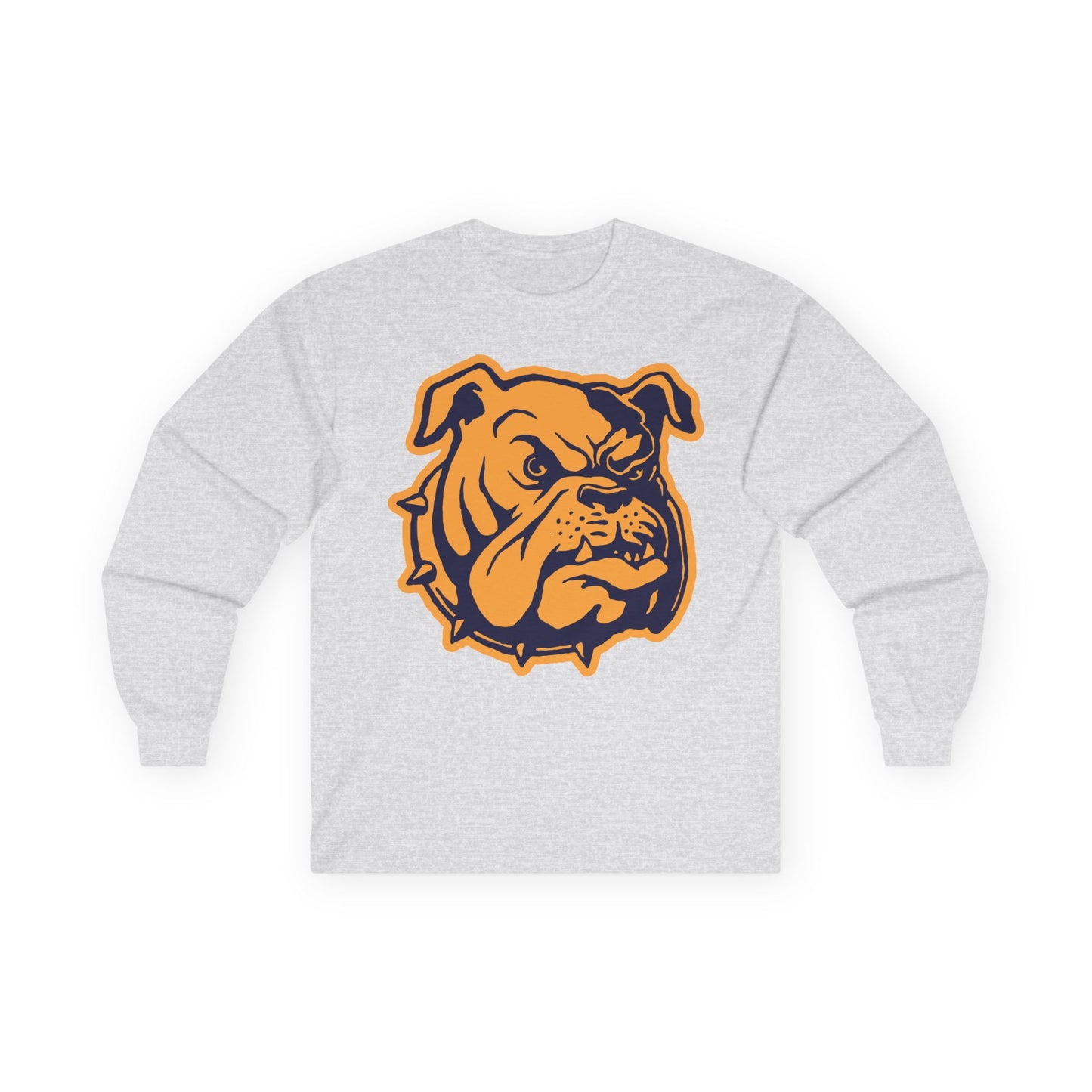 Unisex Ultra Cotton Long Sleeve Tee - Bulldog Head