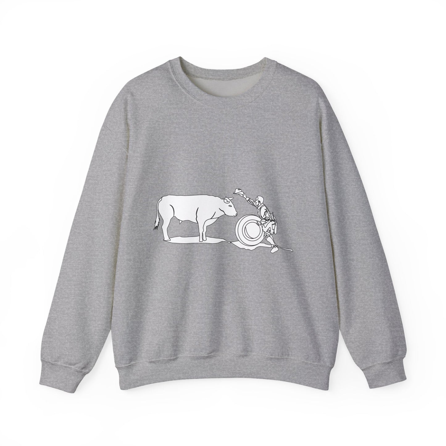 Crewneck Sweatshirt - Clown and Bull - LA