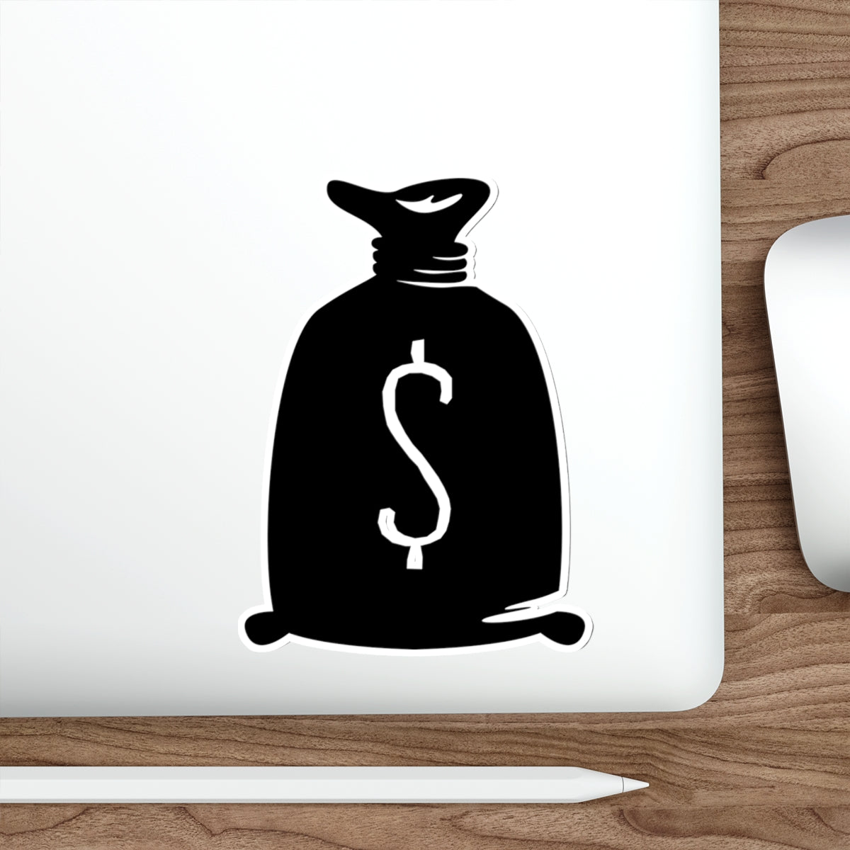 Die-cut stickers - Bank Money Bag X 300