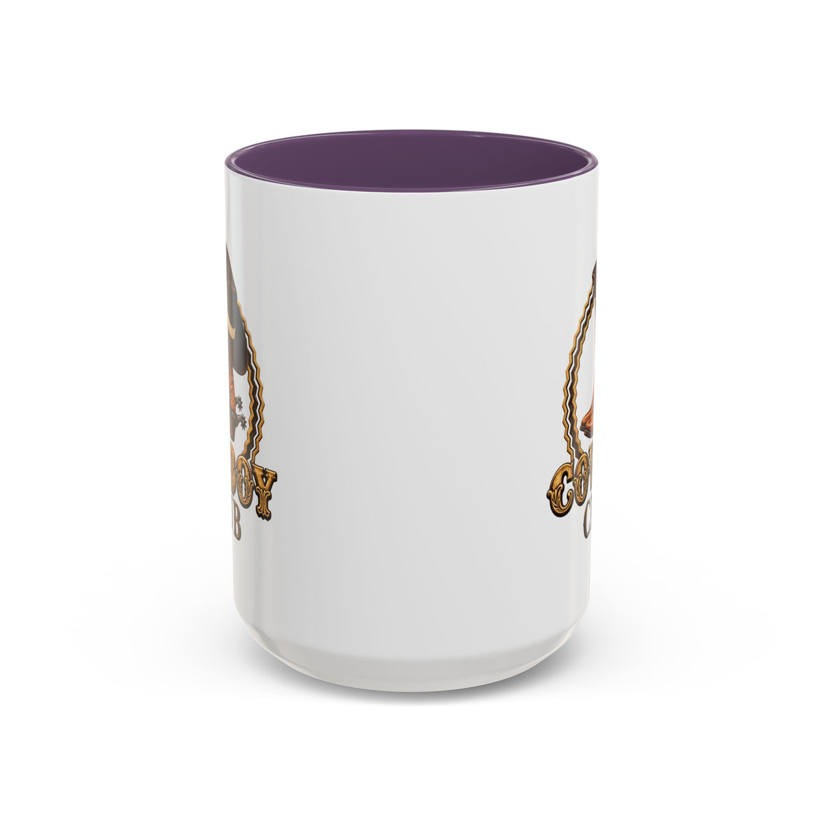 Accent Coffee Mug (11, 15oz) - Cowboys - Cowboy Club - Color - 3D Transparent