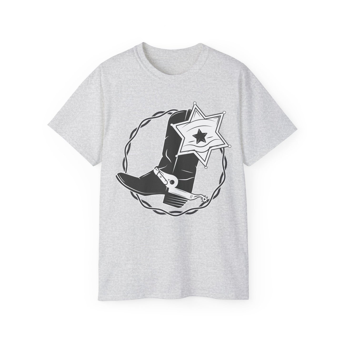 Unisex Ultra Cotton Tee - Boots w Star