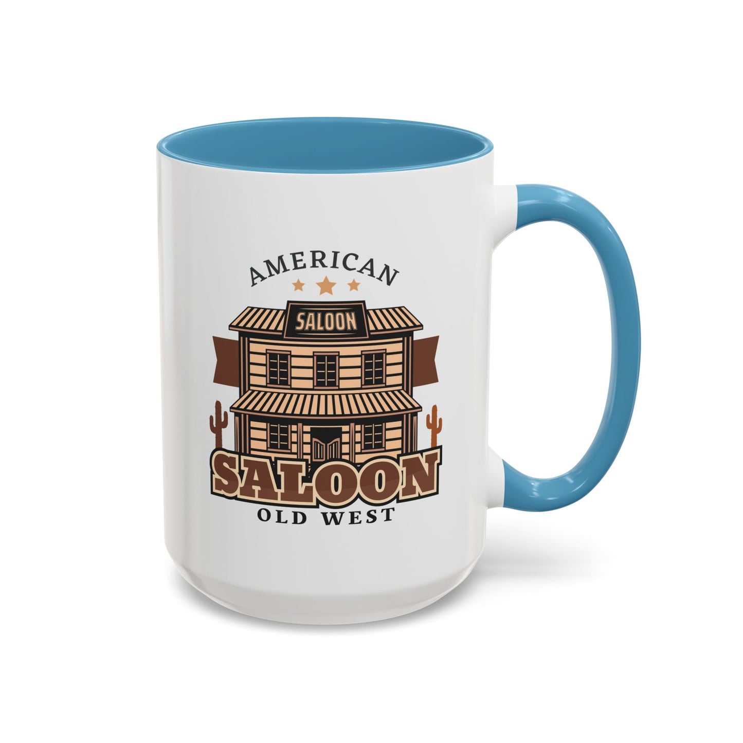 Accent Coffee Mug (11, 15oz) - American Cowboy - Saloon - Wild West