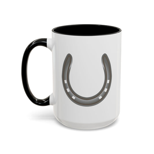 Accent Coffee Mug (11, 15oz) - Rodeo - Horseshoe