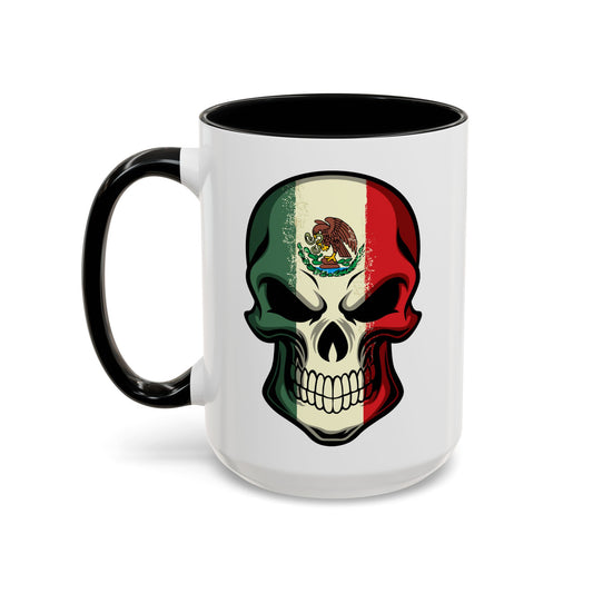 Accent Coffee Mug (11, 15oz) - Mexican Skull