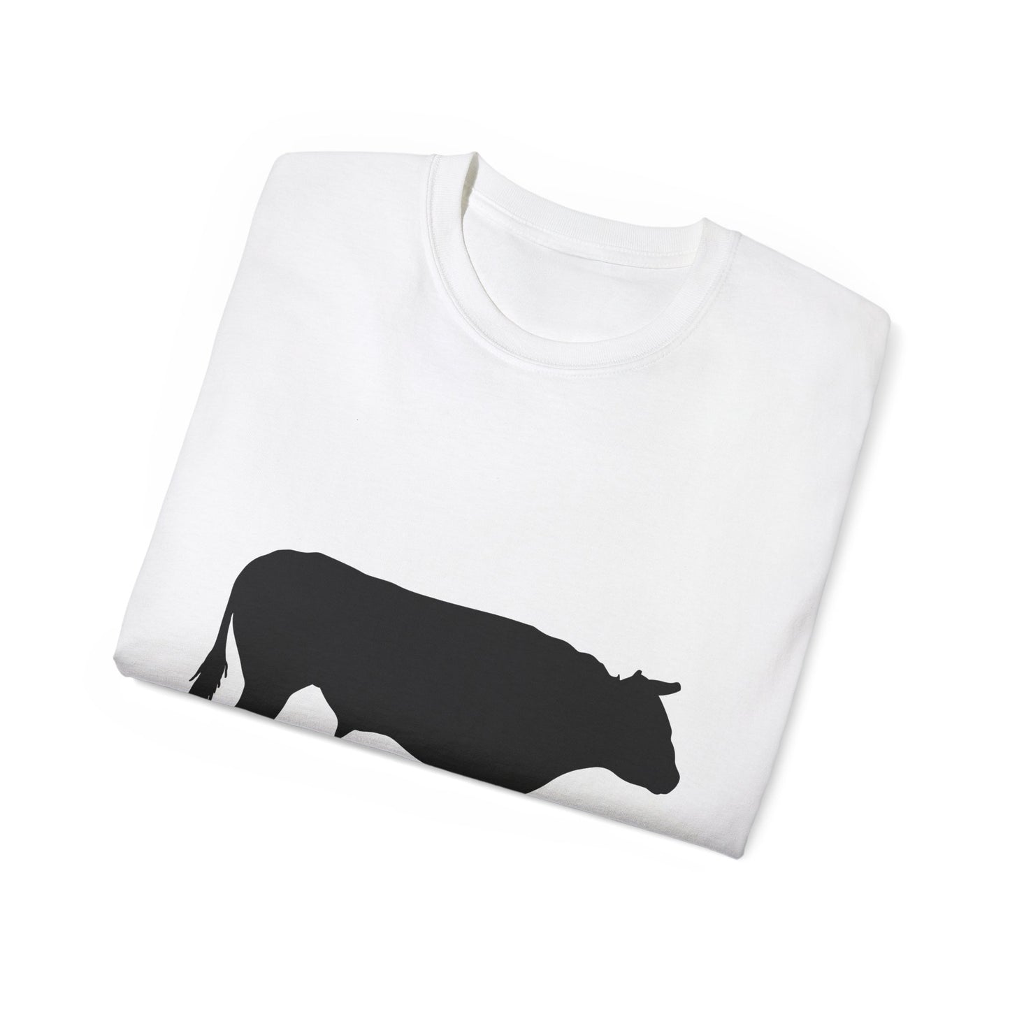 Unisex Ultra Cotton Tee - Bull - Silhouette