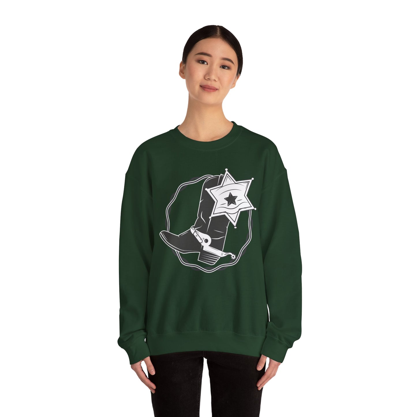Crewneck Sweatshirt - Boots w Star