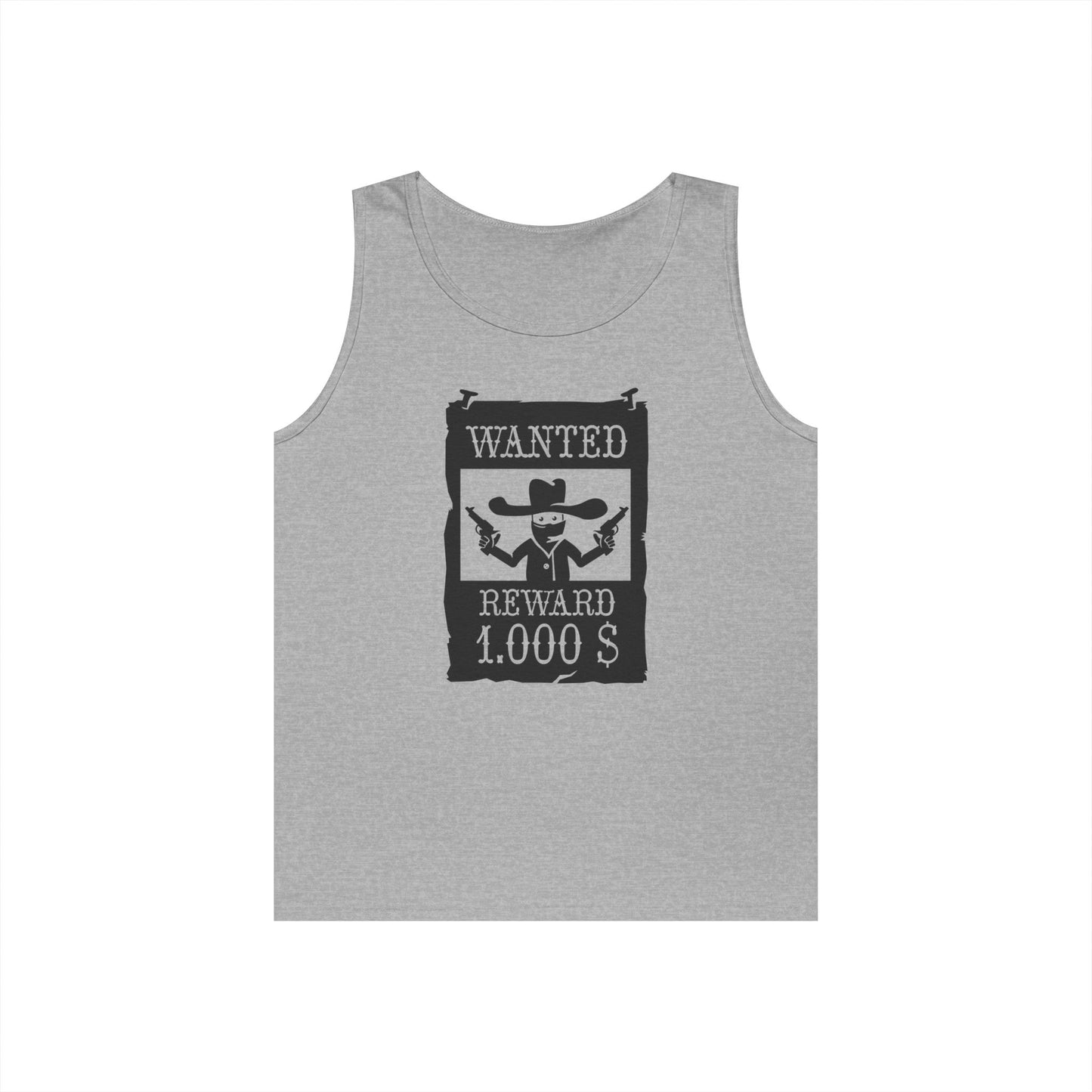 Unisex Heavy Cotton Tank Top - Wanted Poster X 300