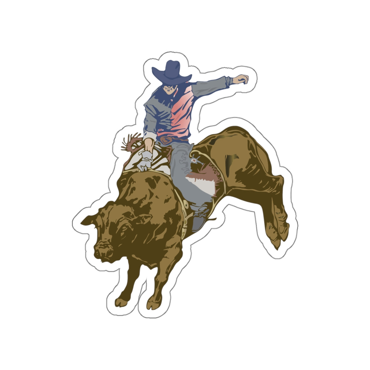 Die-cut stickers - Cowboy - Rodeo