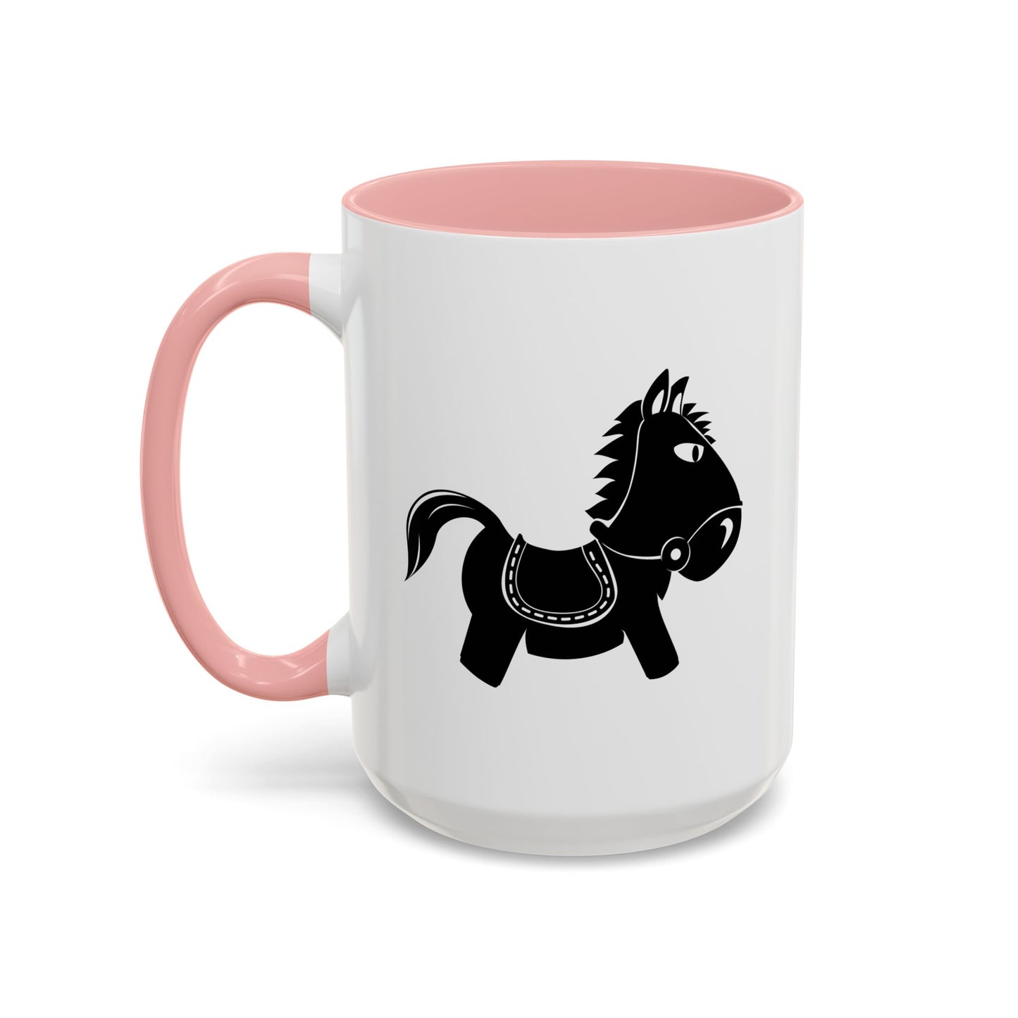 Accent Coffee Mug (11, 15oz) - Kids Rocking Horse X 300