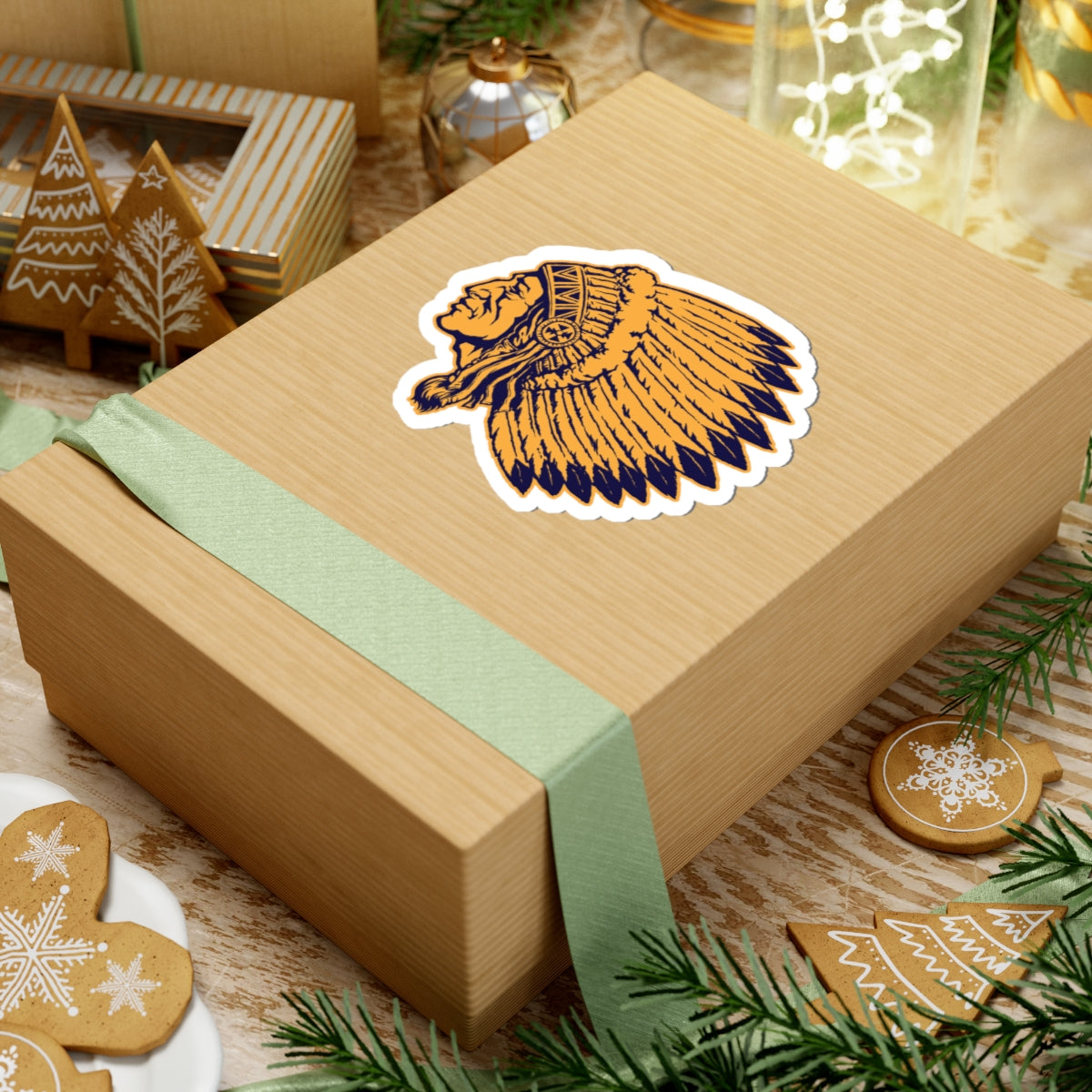 Kiss-Cut Stickers - Indian Chief