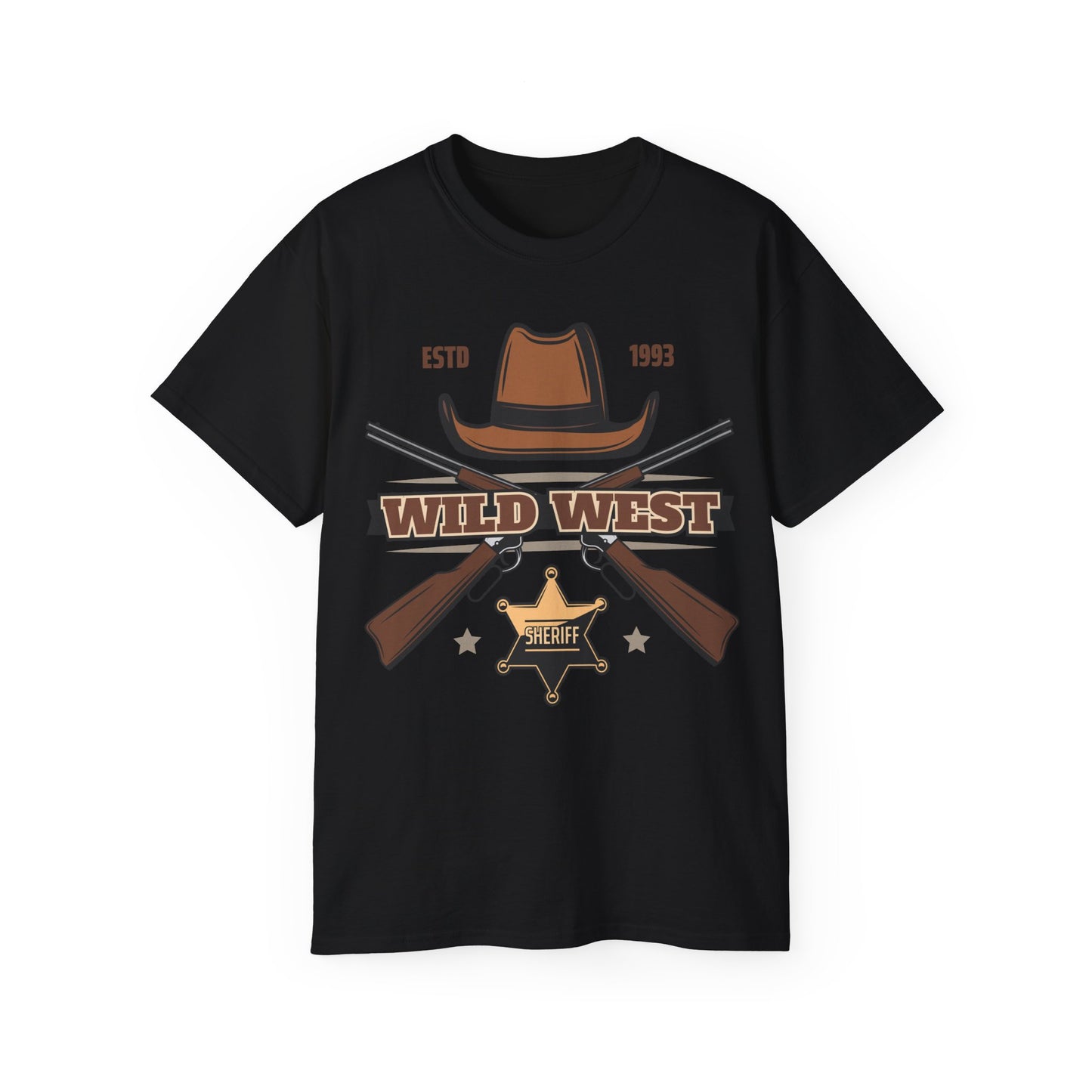 Unisex Ultra Cotton Tee - Wild West - Sheriff