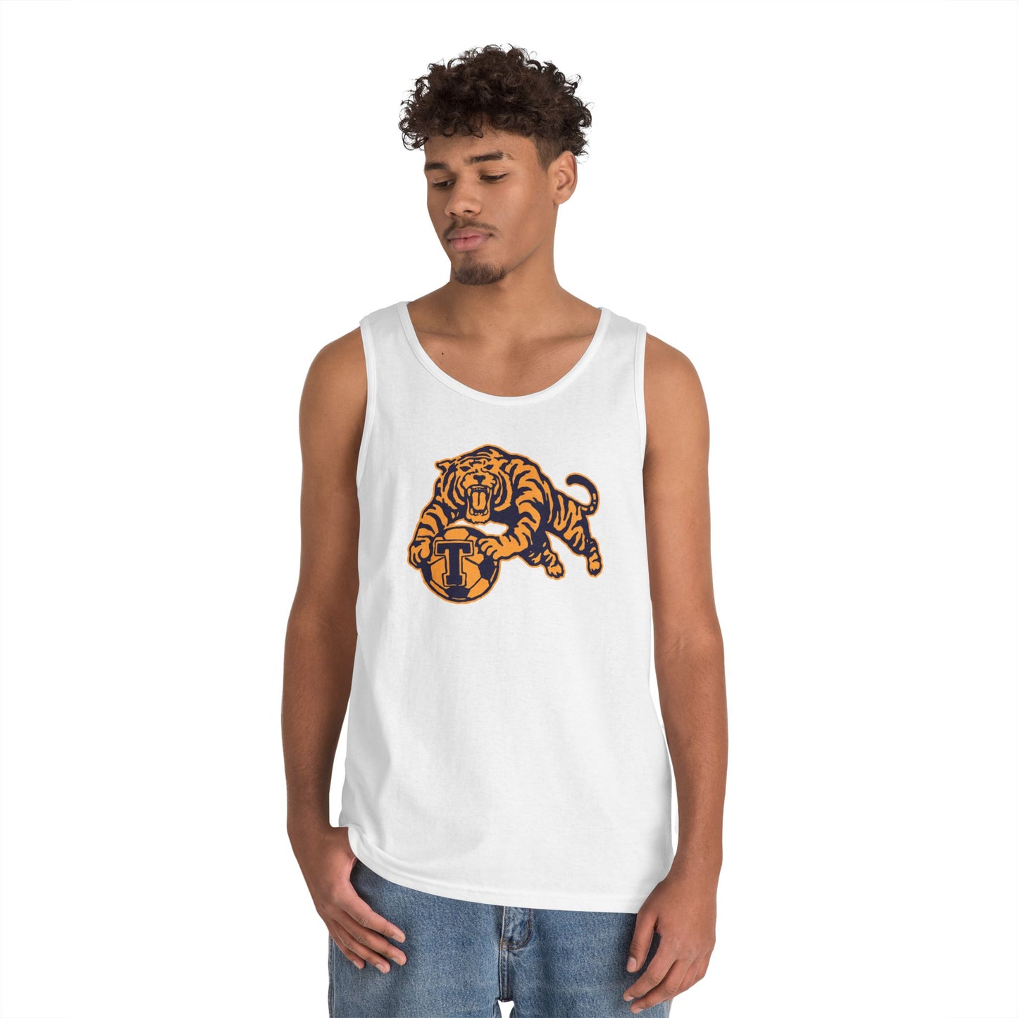 Unisex Heavy Cotton Tank Top - Tiger