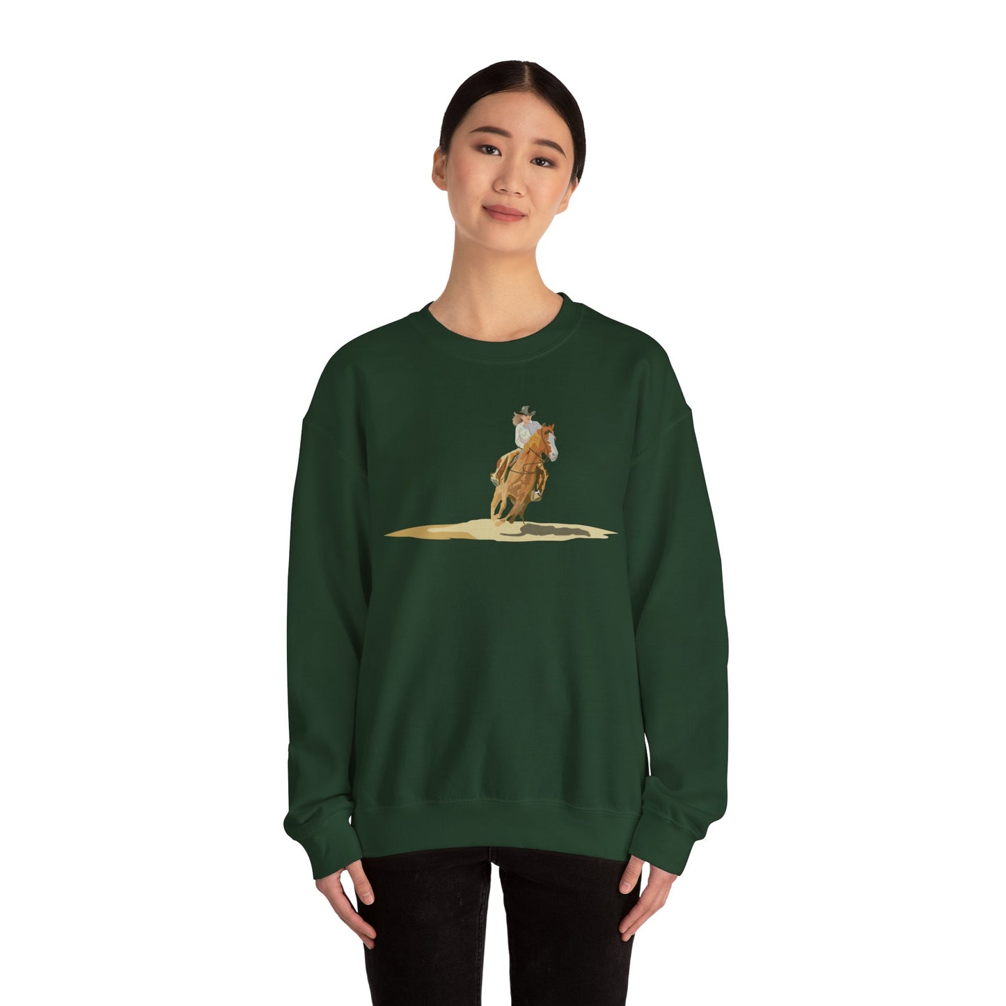 Crewneck Sweatshirt - Rodeo - Cow Girl
