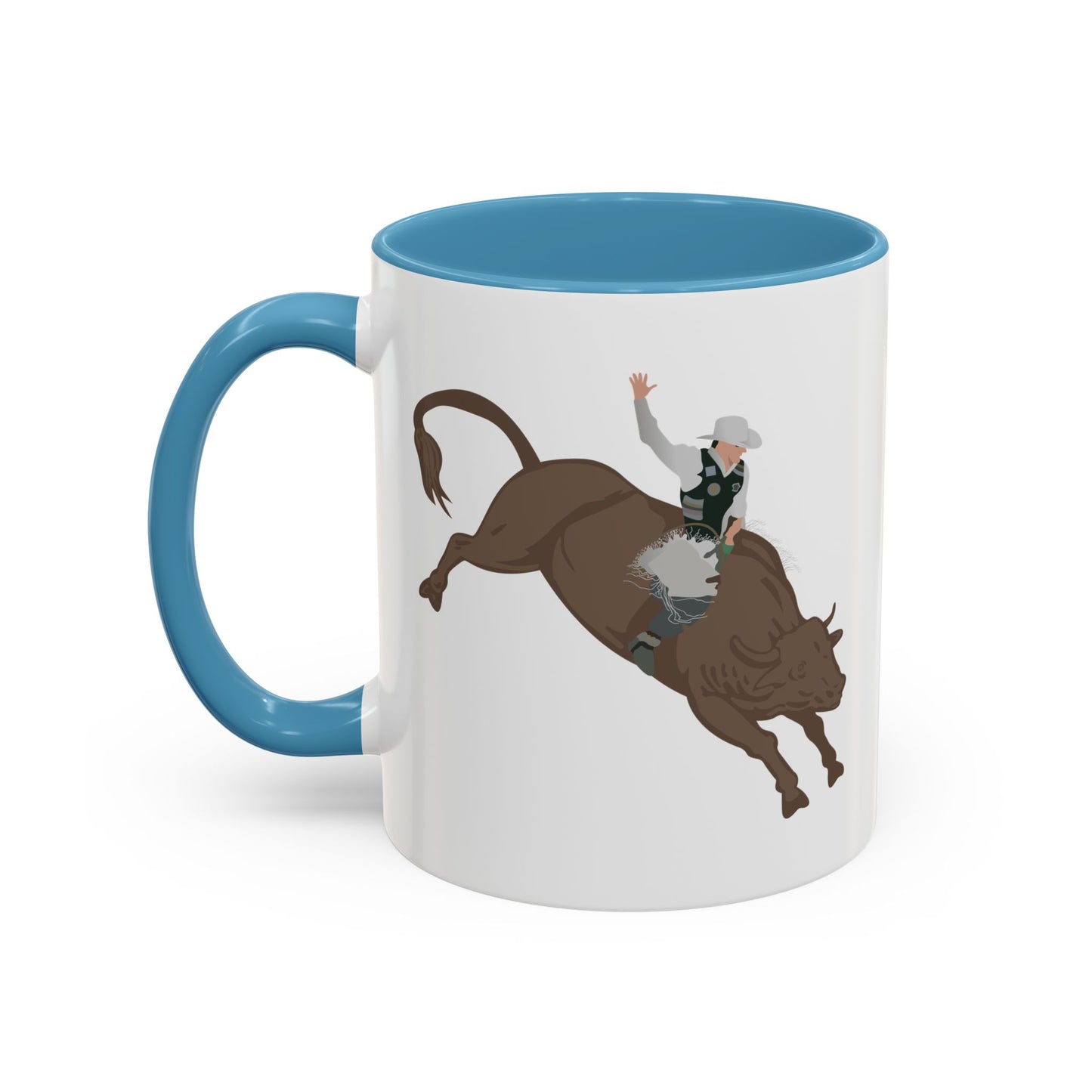 Accent Coffee Mug (11, 15oz) - Cowboy - V2