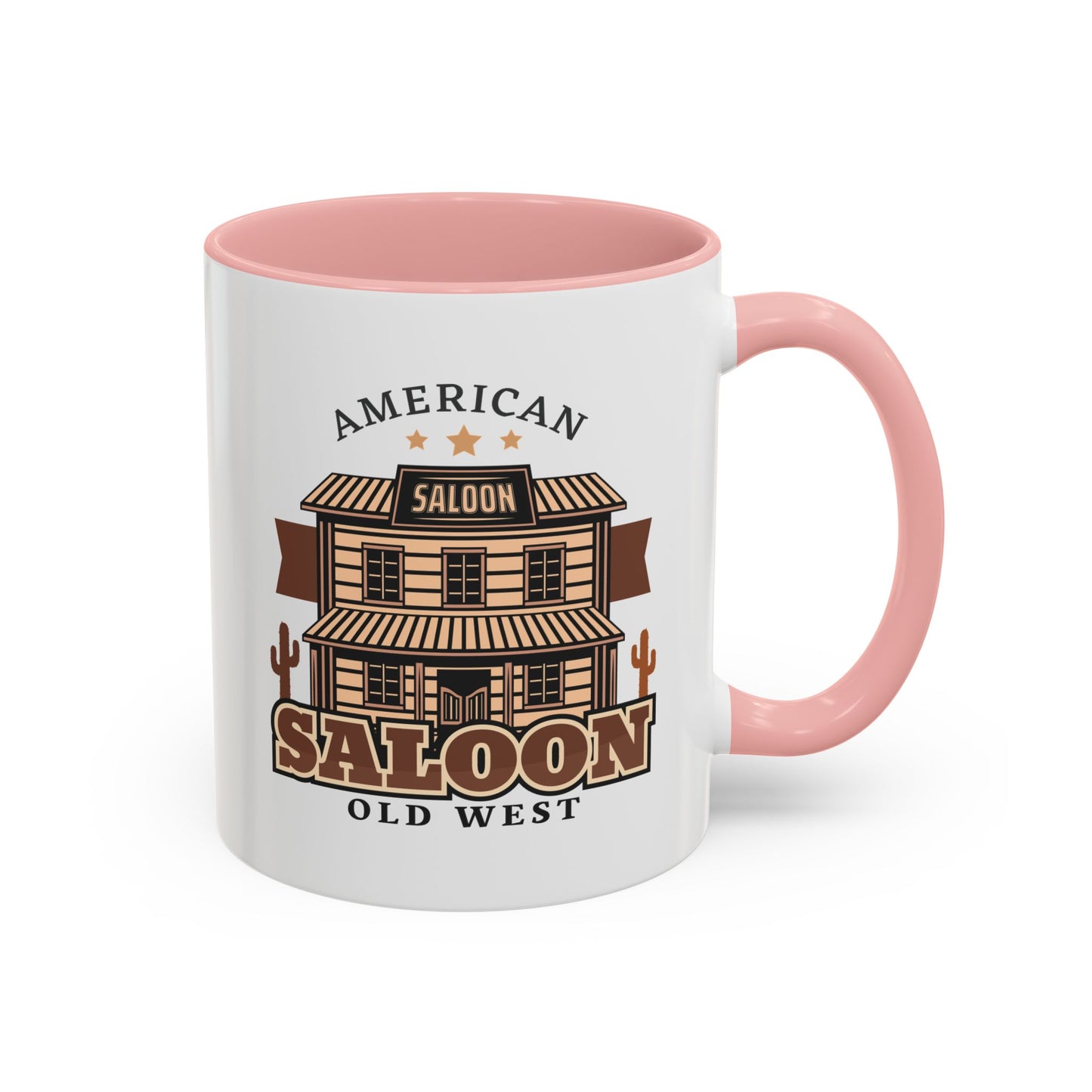 Accent Coffee Mug (11, 15oz) - American Cowboy - Saloon - Wild West